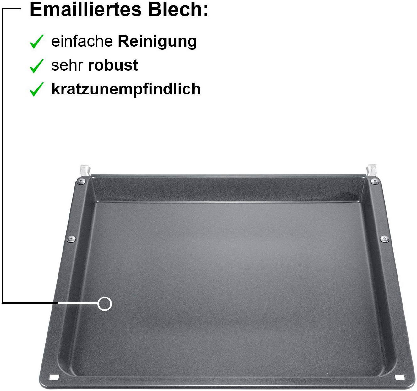 SIEMENS Backblech »HZ541000«, Stahl