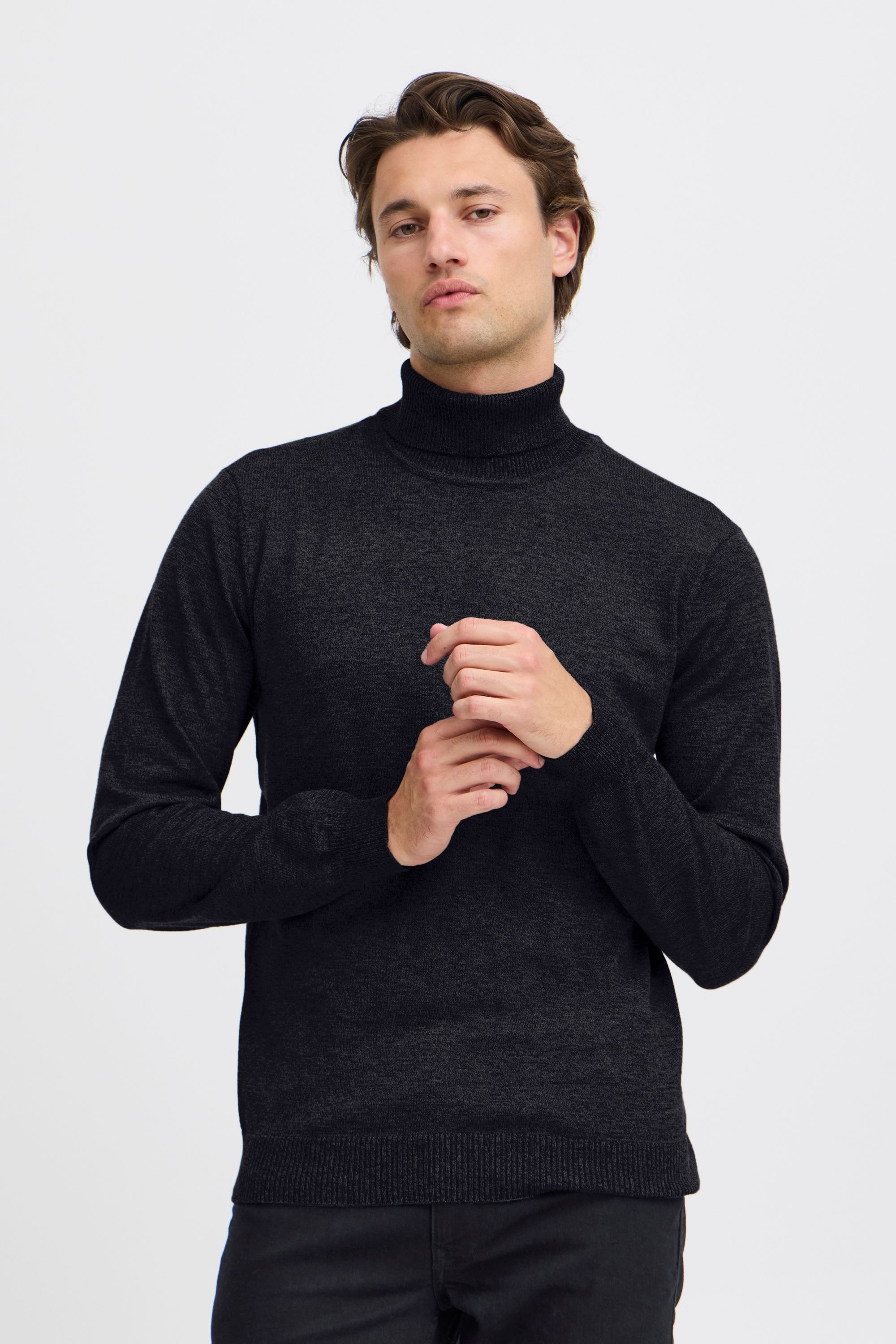 Blend Strickfleece-Pullover »Strickpullover BHBRUTON roll neck knit«