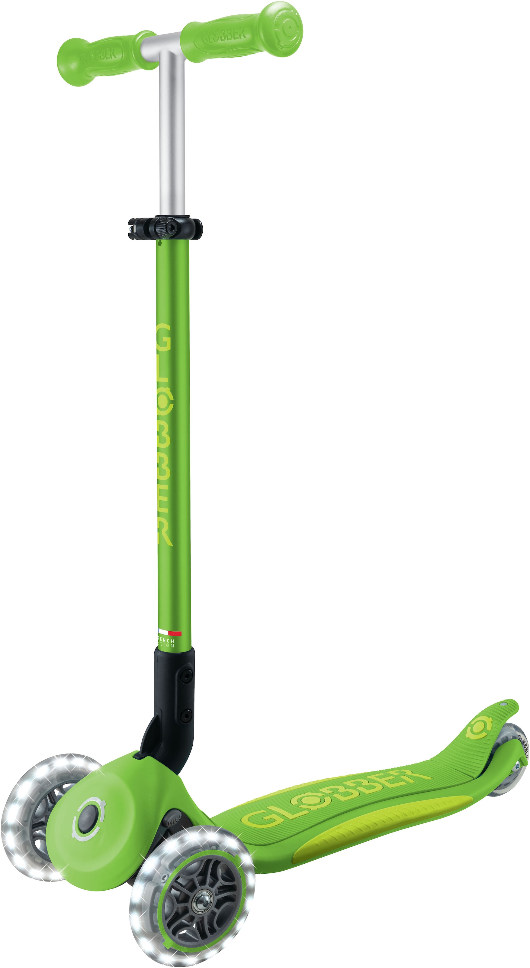 Globber Tretroller »GLOBBER ELITE LIGHTS, mit Leuchtrollen«