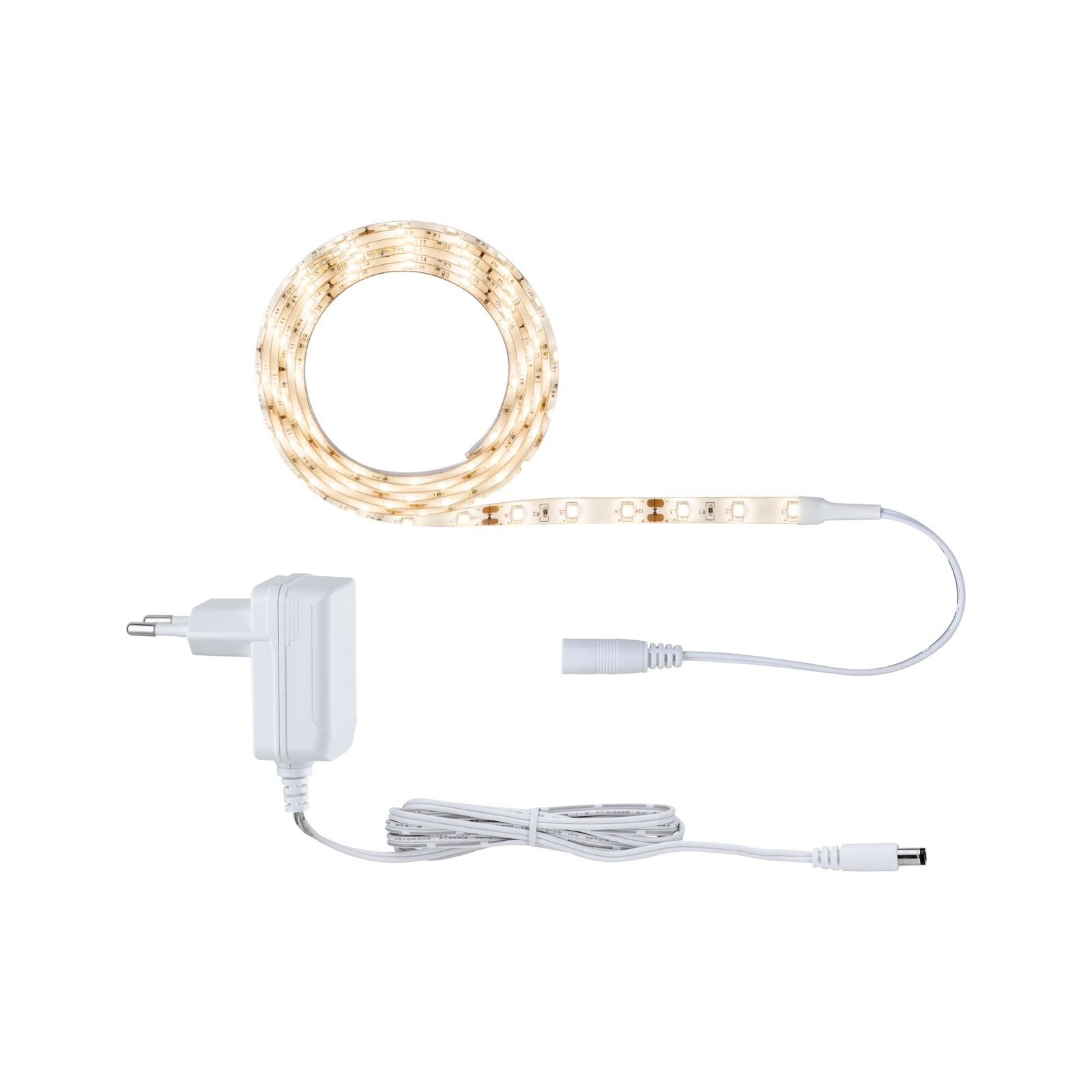 Paulmann LED Stripe »SimpLED Warmweiß 1,5m 5W 192lm/m 3000K 6VA«, 1 St.-flammig, Komplettset
