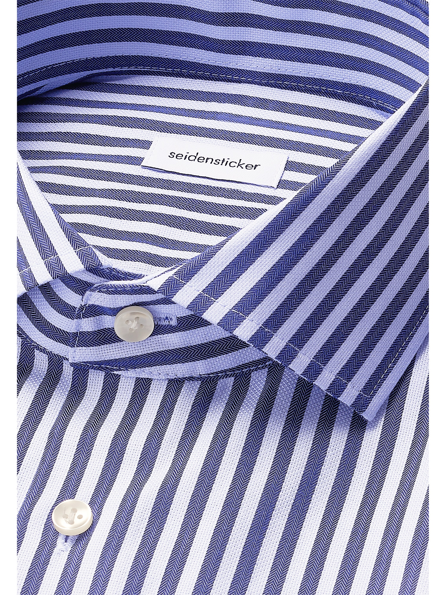 seidensticker Businesshemd »Schwarze Rose« Slim 1/1 Kentkragen Gestreift