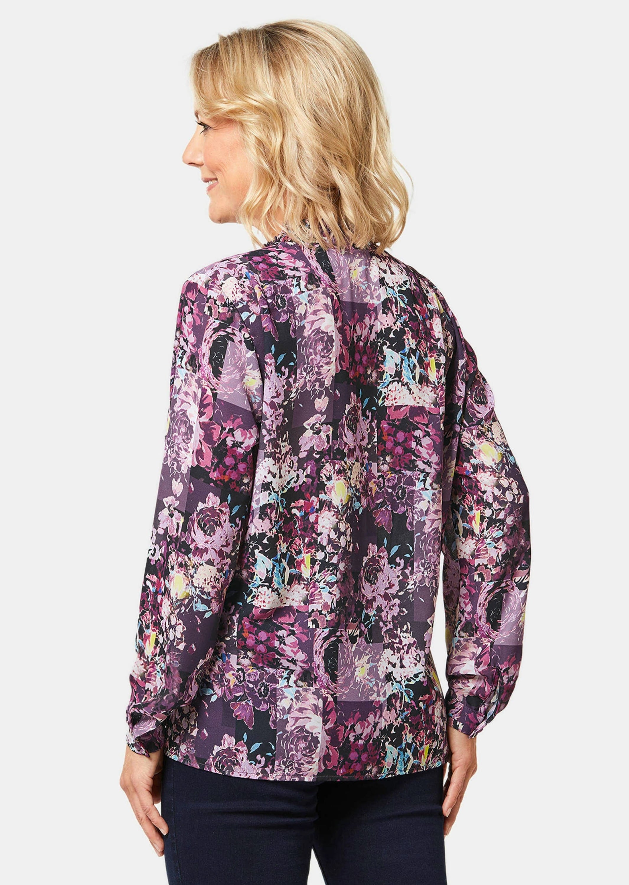 GOLDNER Druckbluse »Bluse Druckbluse in exotischem Muster«