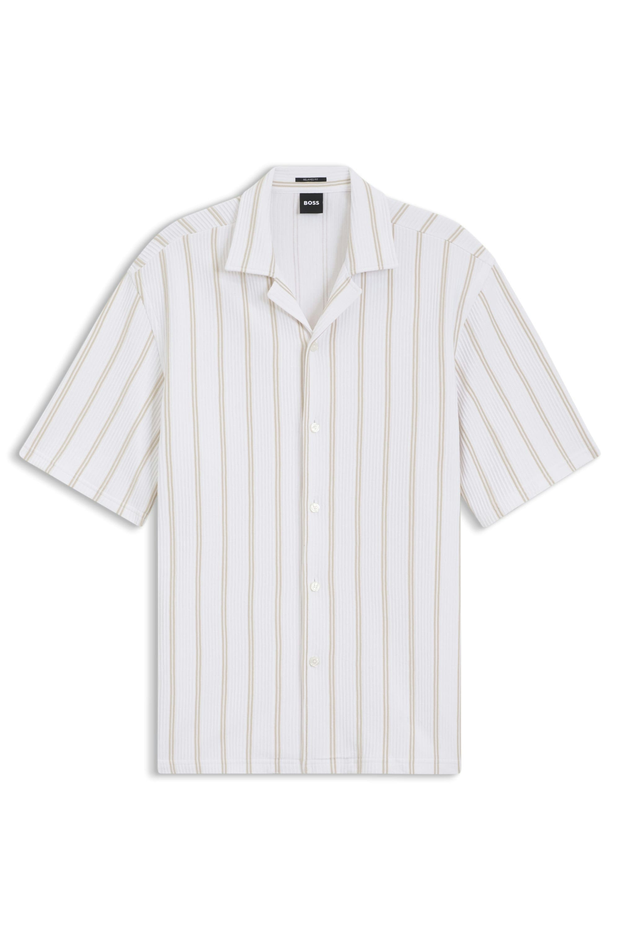 BOSS Kurzarmhemd »C-LARS CAMP B-262« mit Freizeitkragen, Relaxed Fit