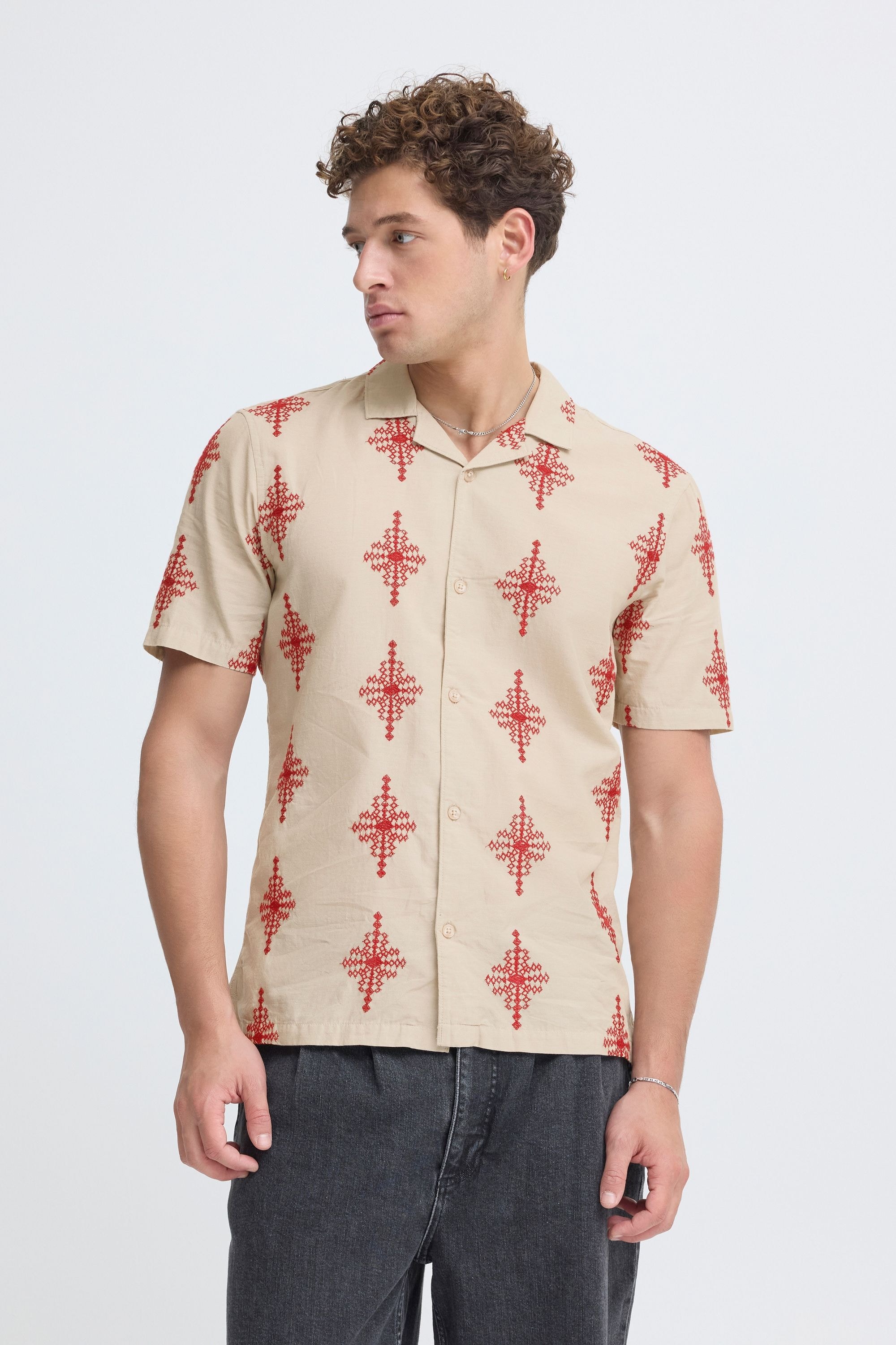 Casual Friday Kurzarmhemd »Kurzarmhemd CFLeopold«