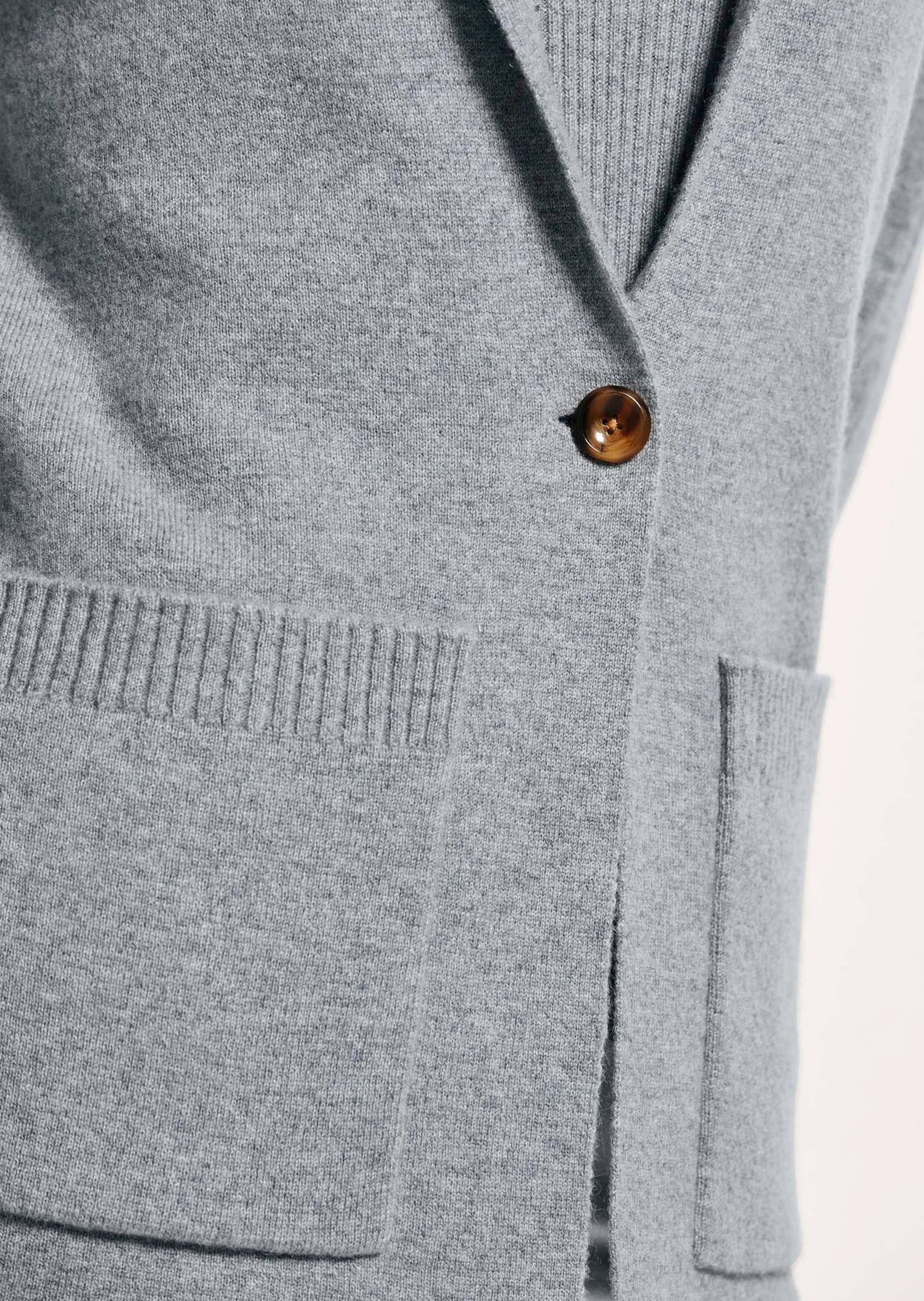 MADELEINE Strickjacke »Strickblazer Strickjacke aus Merinowolle und Kaschmir«