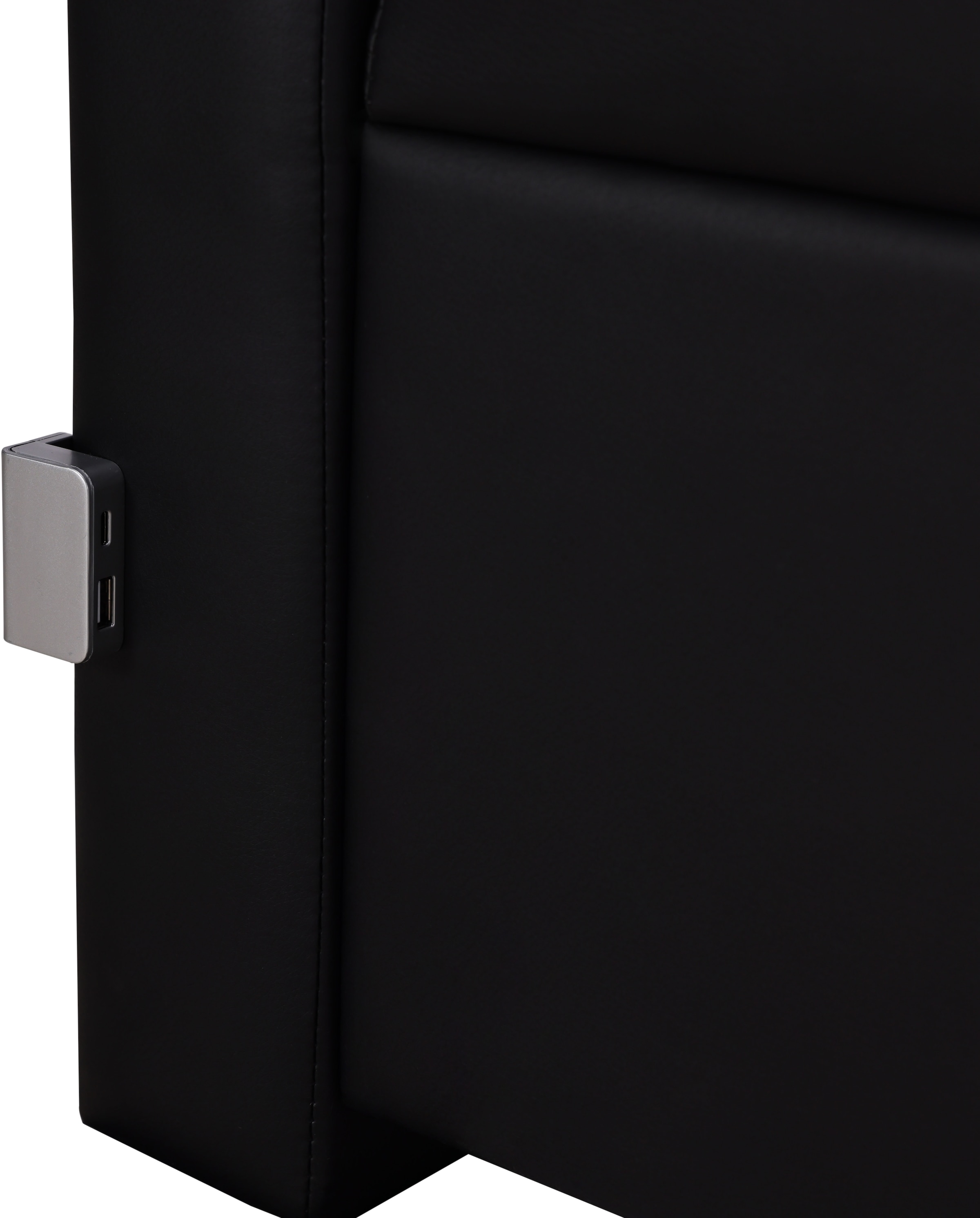 Home affaire Boxbett »GALAXY inkl. Bettkasten, mit grüner LED-Beleuchtung, Breite: 120cm« Gamingbett mit USB-C und USB-A Anschluss am Kopfteil, inkl. Topper