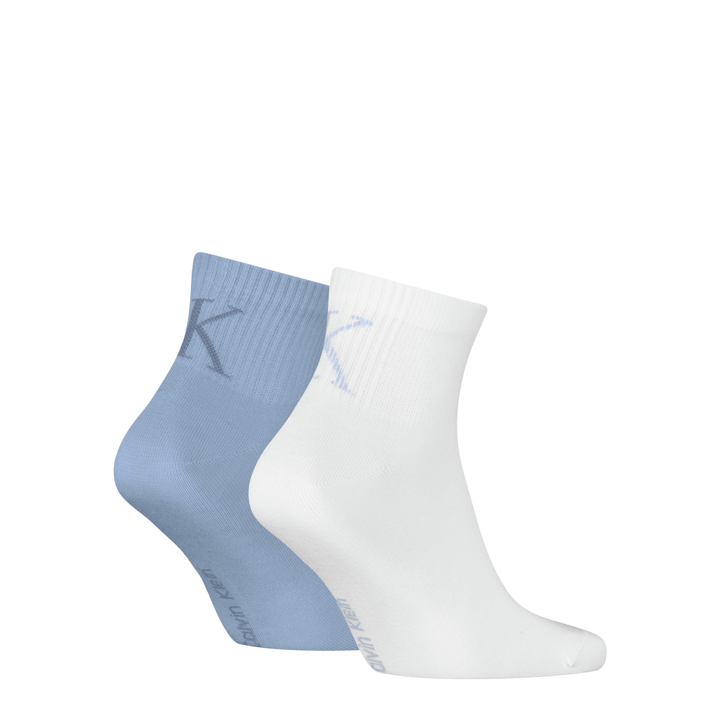 Calvin Klein Jeans Socken »CKJ MEN QUARTER 2P SHADOW RIB LOGO«, (2 Paar), mit elastischem Komfortbund