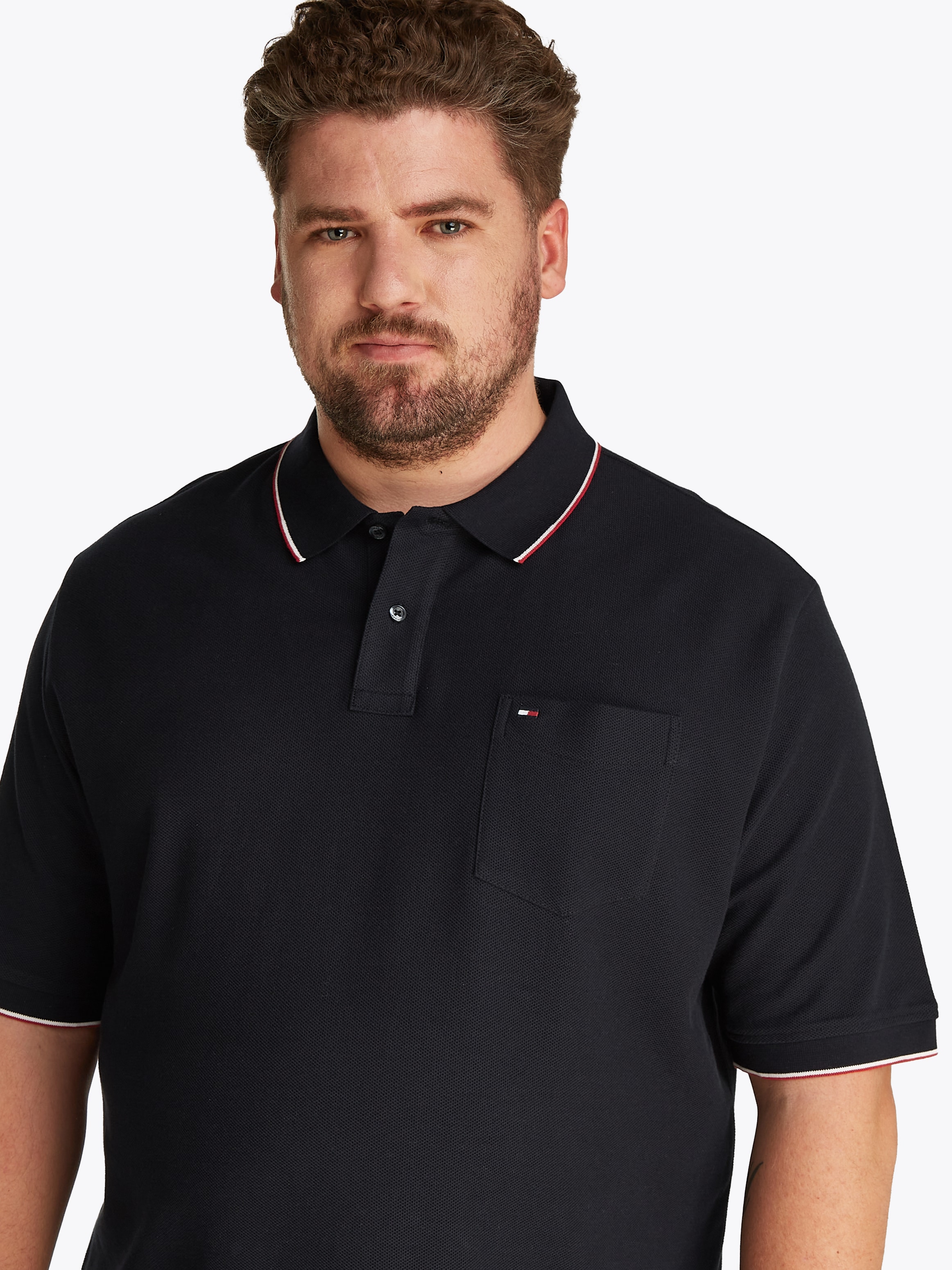Tommy Hilfiger Big & Tall Poloshirt »BT-POCKET CLASSIC FIT POLO-B«, Große Größen