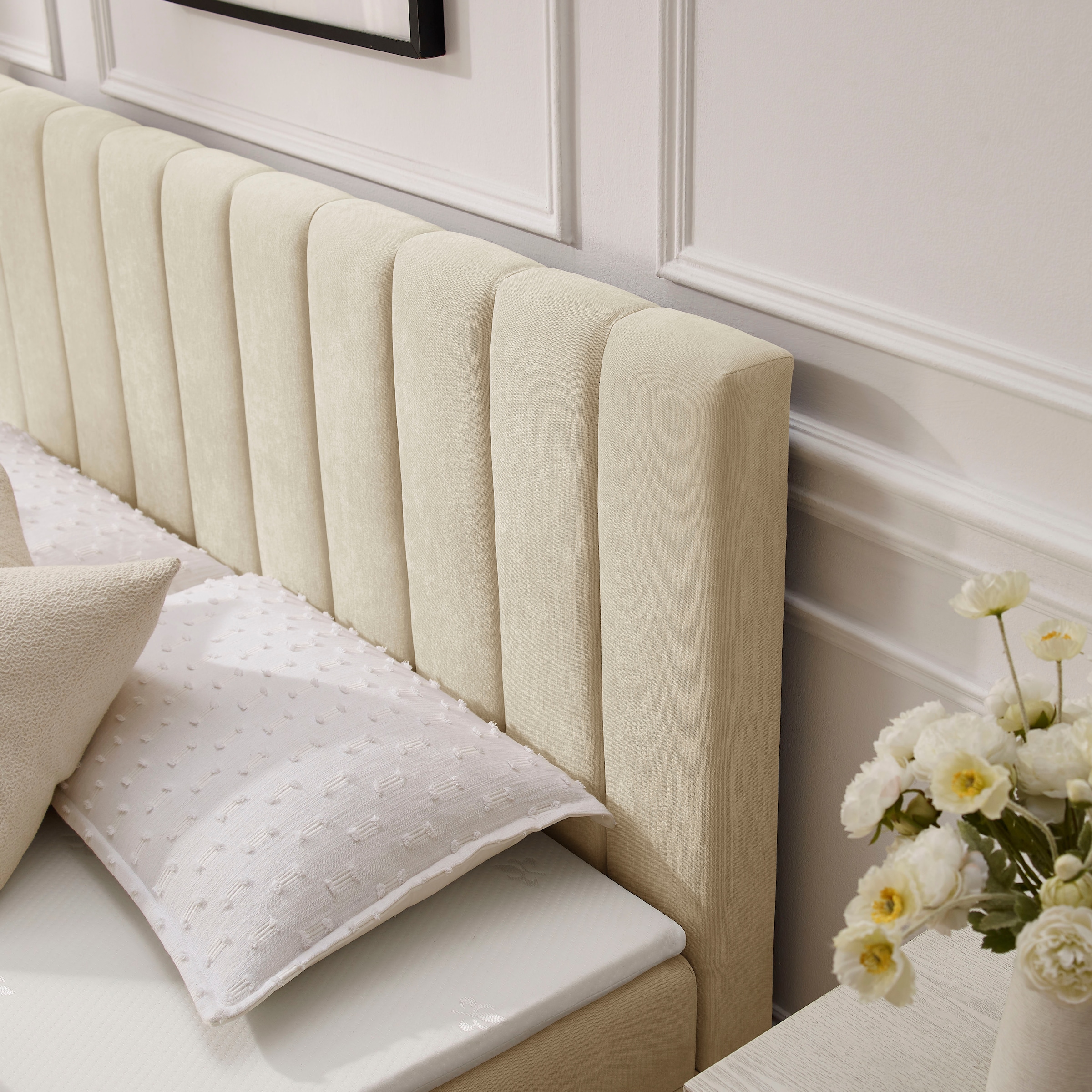 OTTO home Boxbett »Haileyy inkl. Bettkasten und Topper, Liegefläche 180x200cm« erhältlich in der Größe 180x200 cm, inkl. Aufbauvideo