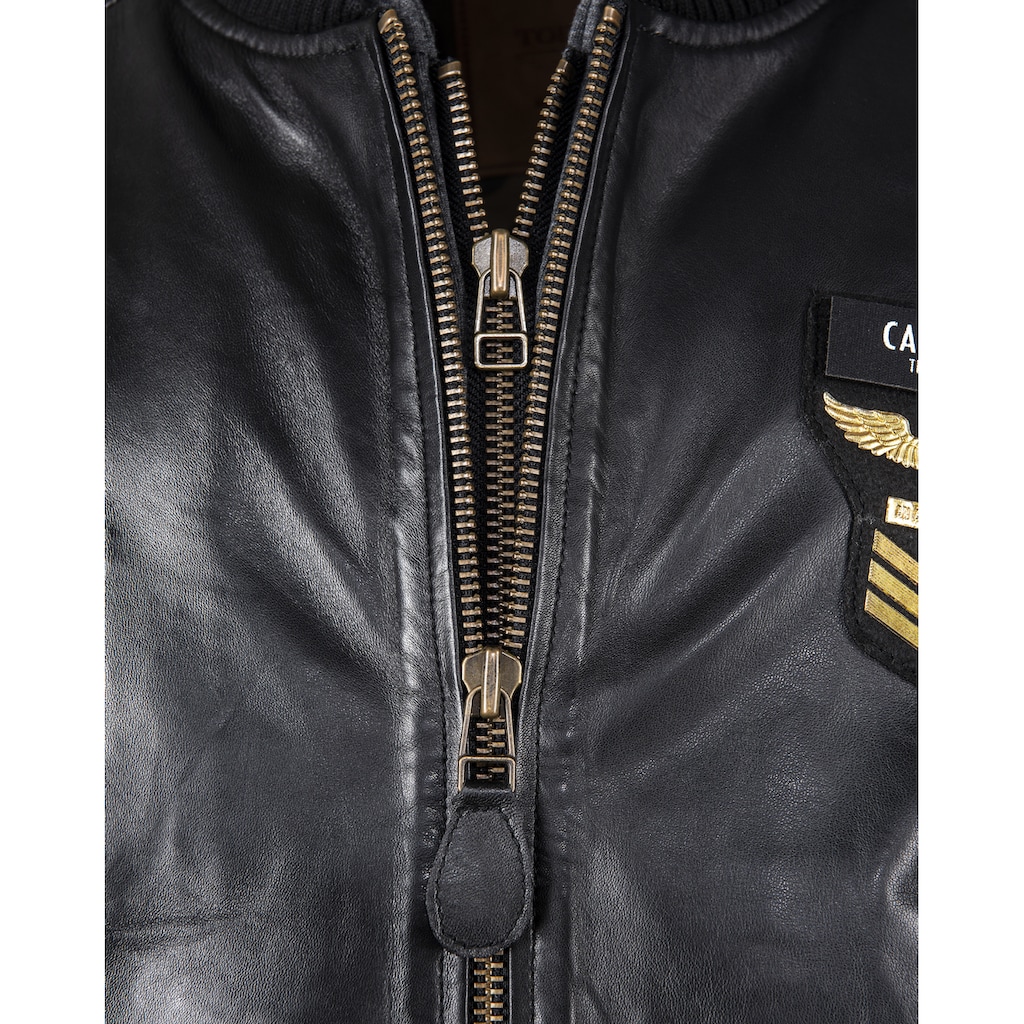 TOP GUN Lederjacke »Lederjacke TGJ1004«