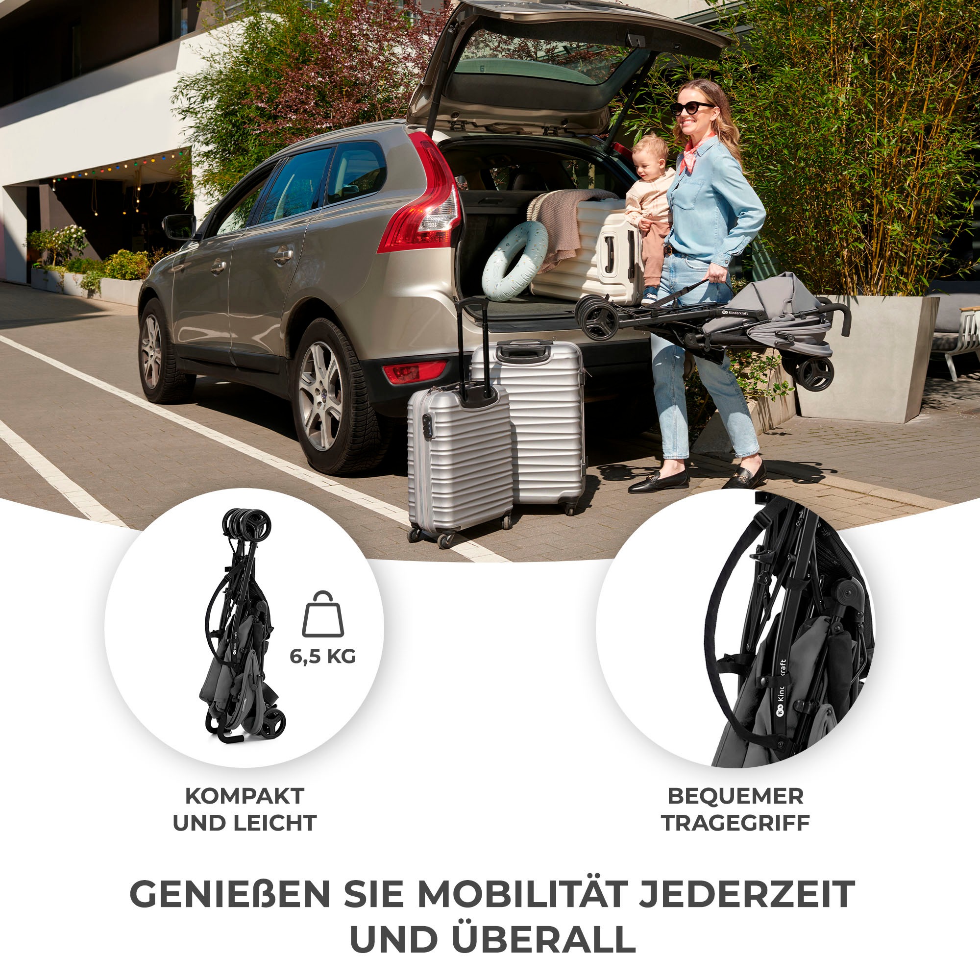 Kinderkraft Kinder-Buggy »TIK«, 15 kg