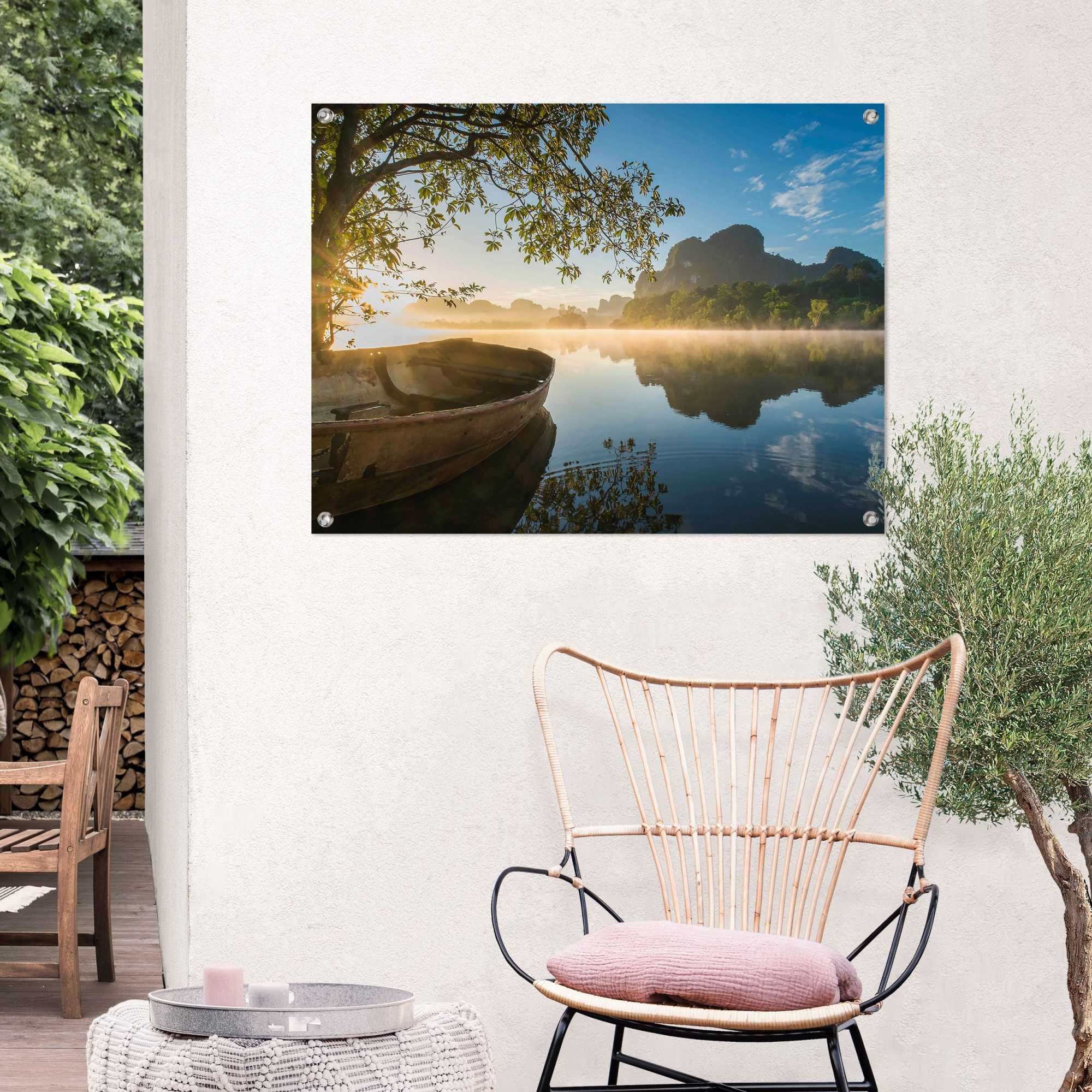 Reinders! Poster »Boot auf dem See« Outdoor für Garten oder Balkon
