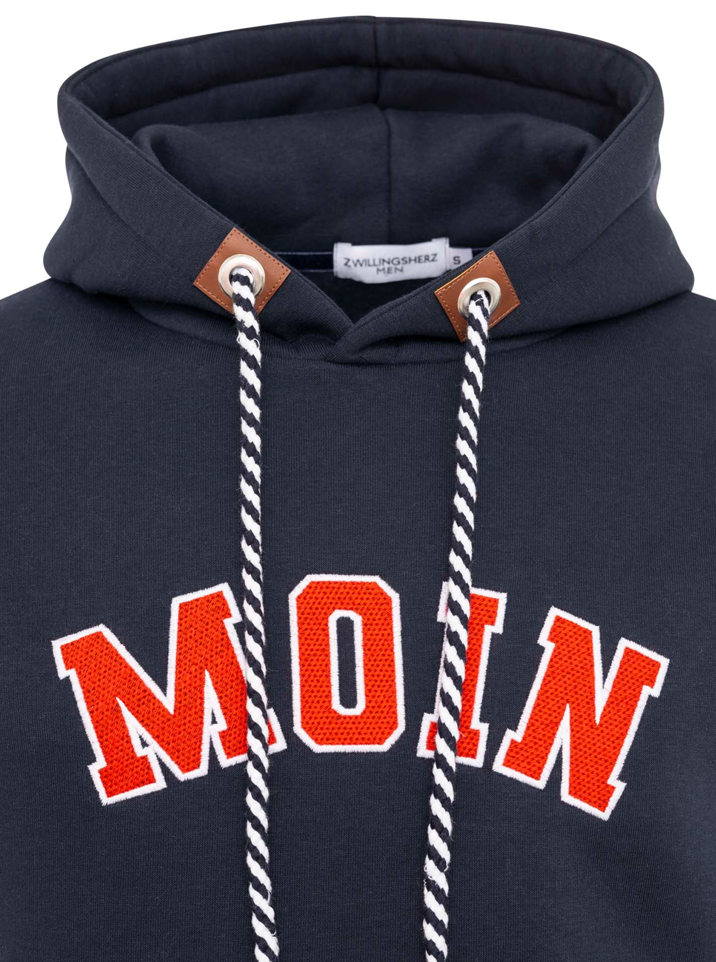 Zwillingsherz Hoodie »"MOIN Classic"«, Kapuze mit Kordelzug, Tasche vorn, Stickerei