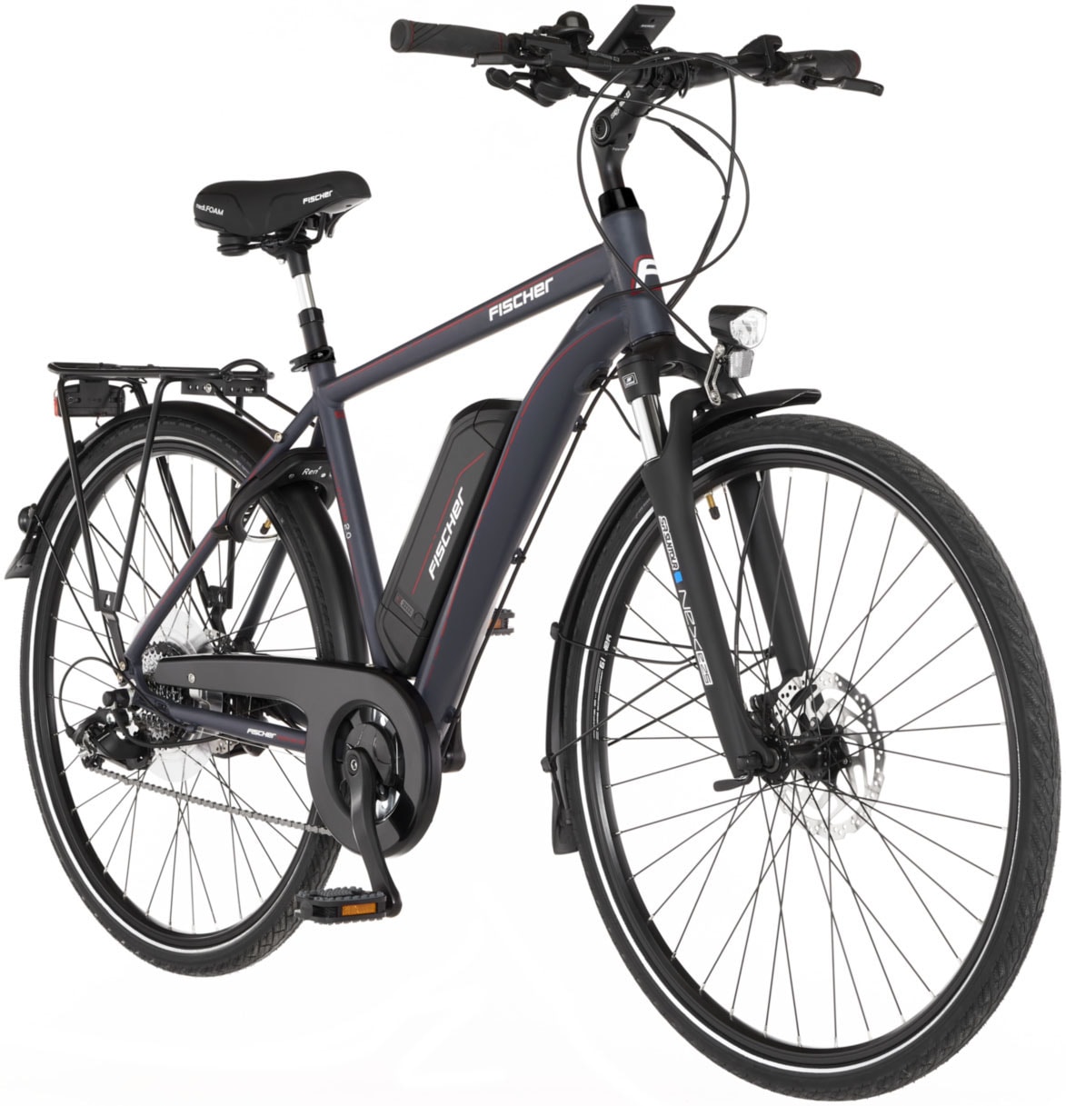 FISCHER Fahrrad E-Bike »VIATOR 2.0 Herren 422«, 8 Gang, Shimano, Acera