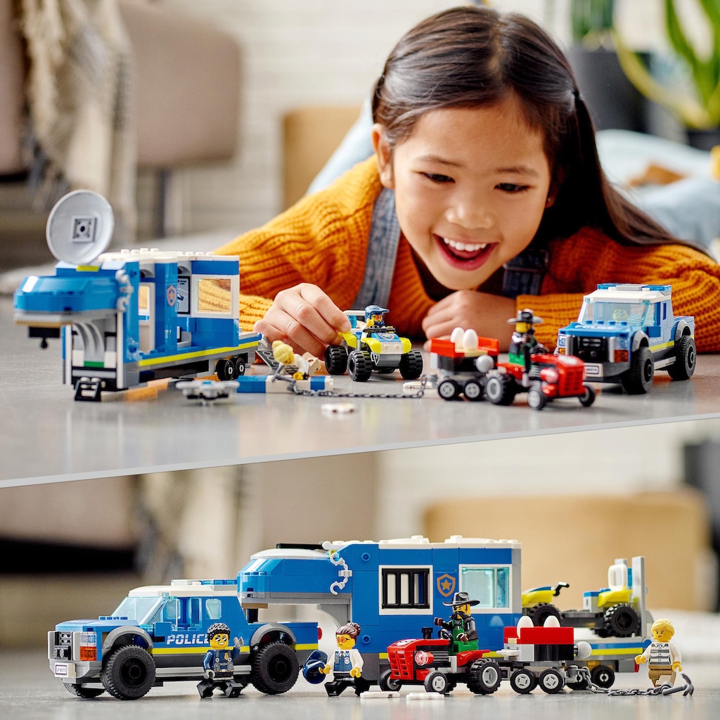 LEGO® Konstruktionsspielsteine »Mobile Polizei-Einsatzzentrale (60315), LEGO® City«, (436 St.)