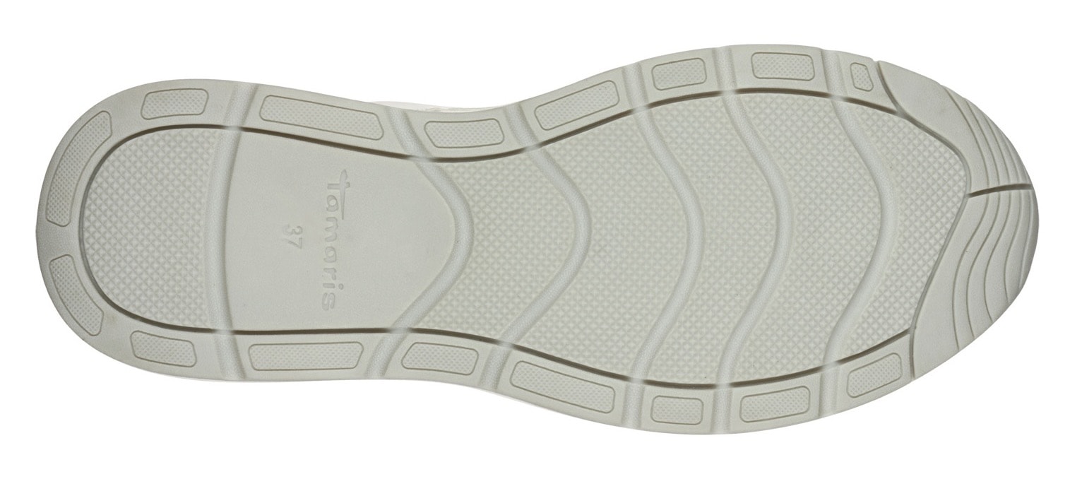 Tamaris Plateausneaker, Freizeitschuh, Halbschuh, Schnürschuh mit gepolstertem Schaftrand