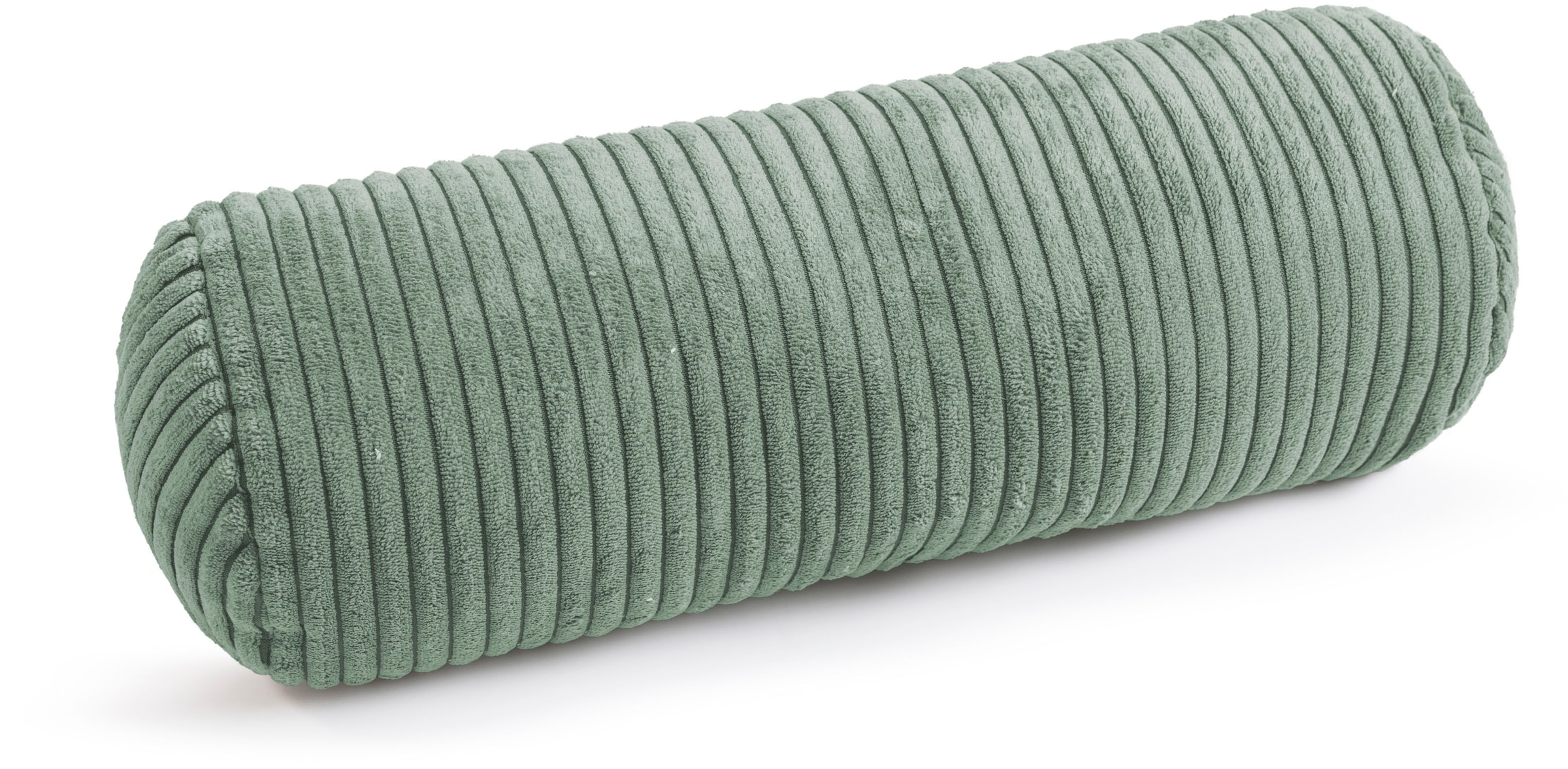 Magma Heimtex, Nackenrolle »SHARA Nackenrolle« Kuschelige Nackenrolle aus Cord – Komfort trifft Stil, Salbei, Faserbällchen (Polyester), Polyamid, 