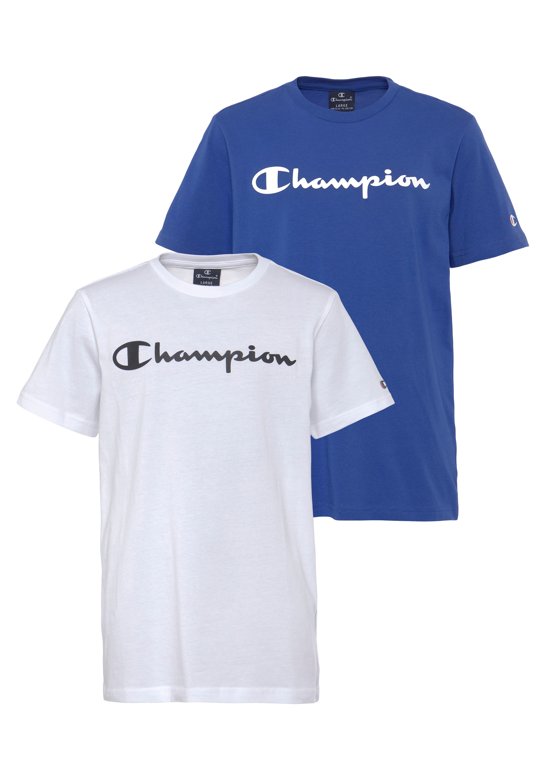 Champion T-Shirt »2Pack Crewneck T-Shirt bei Kinder« für 