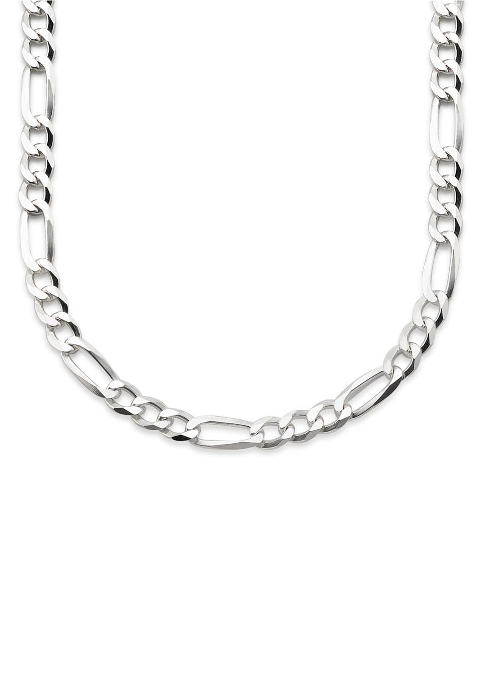 Bruno Banani Kette ohne Anhänger »Schmuck Geschenk Silber 925 Halsschmuck  Halskette Figarokette«, Zu Hoodie, Shirt, Jeans, Sneaker! Anlass Geburtstag,  Weihnachten bei ♕