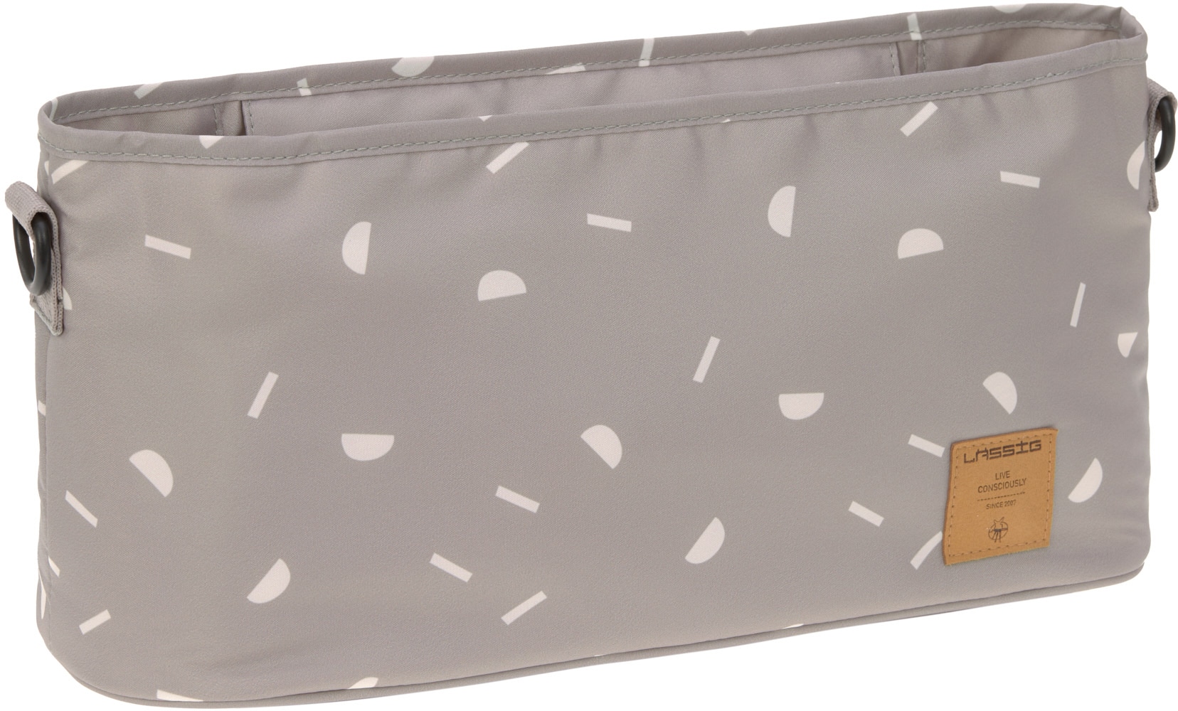 Buggy PETA-approved oder ♕ Organizer, LÄSSIG Buggy; Kinderwagen-Tasche »Casual, Kinderwagen vegan Blocks Taupe«, für bei