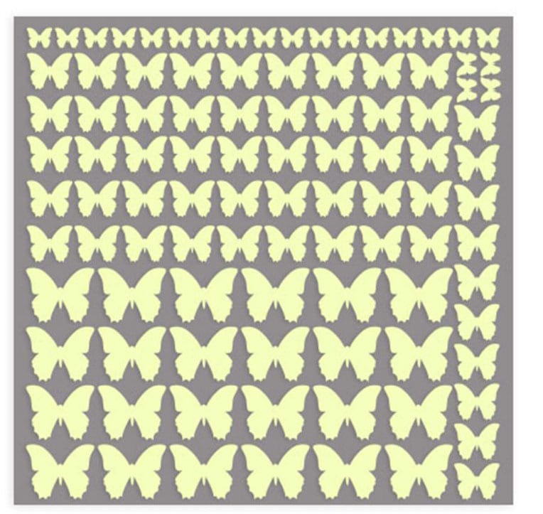Wall-Art Wandtattoo »Leuchtsticker Schmetterlinge«, (1 St.) auf Raten  kaufen