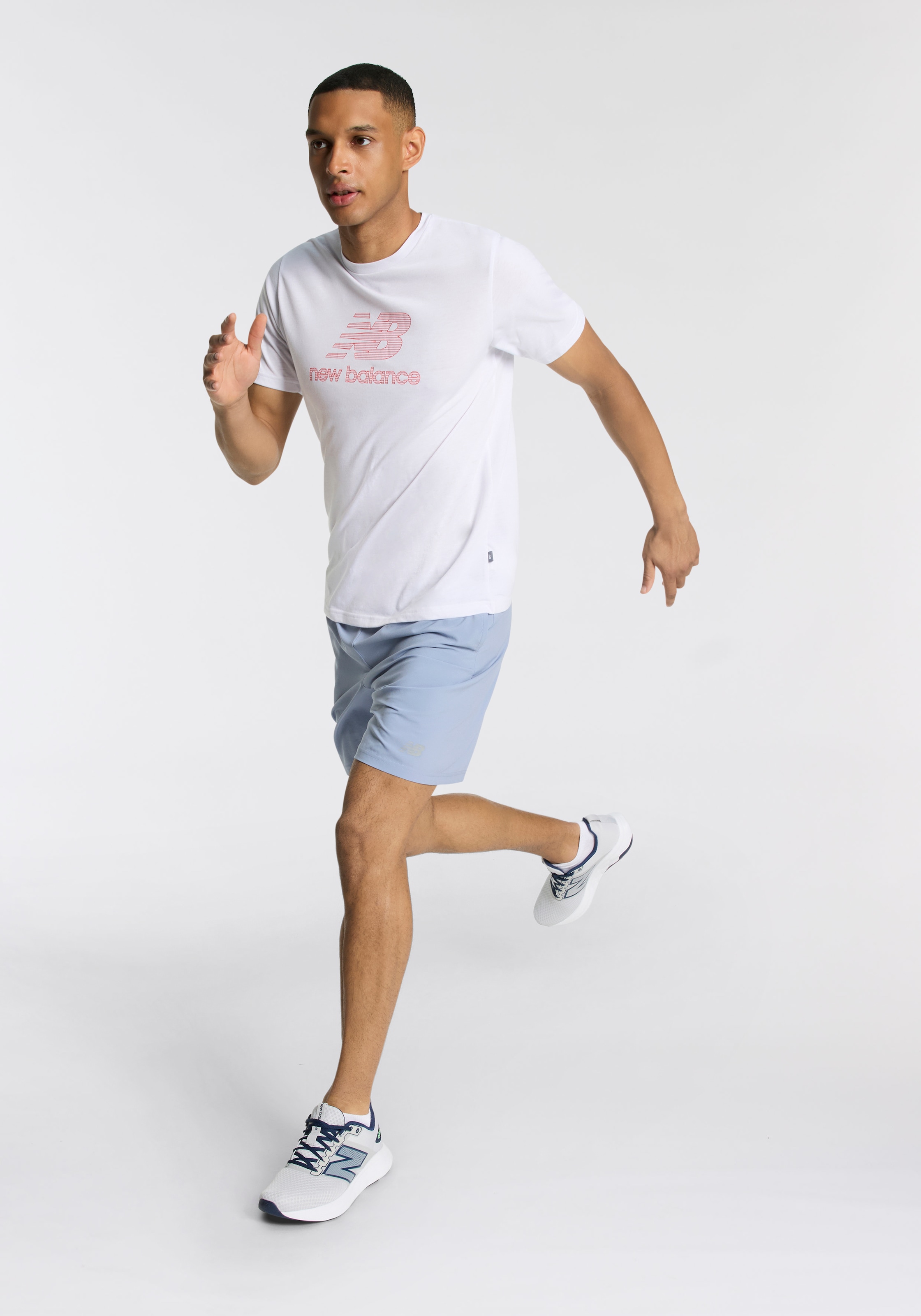 New Balance Laufshirt »Heathertech Logo T-Shirt«