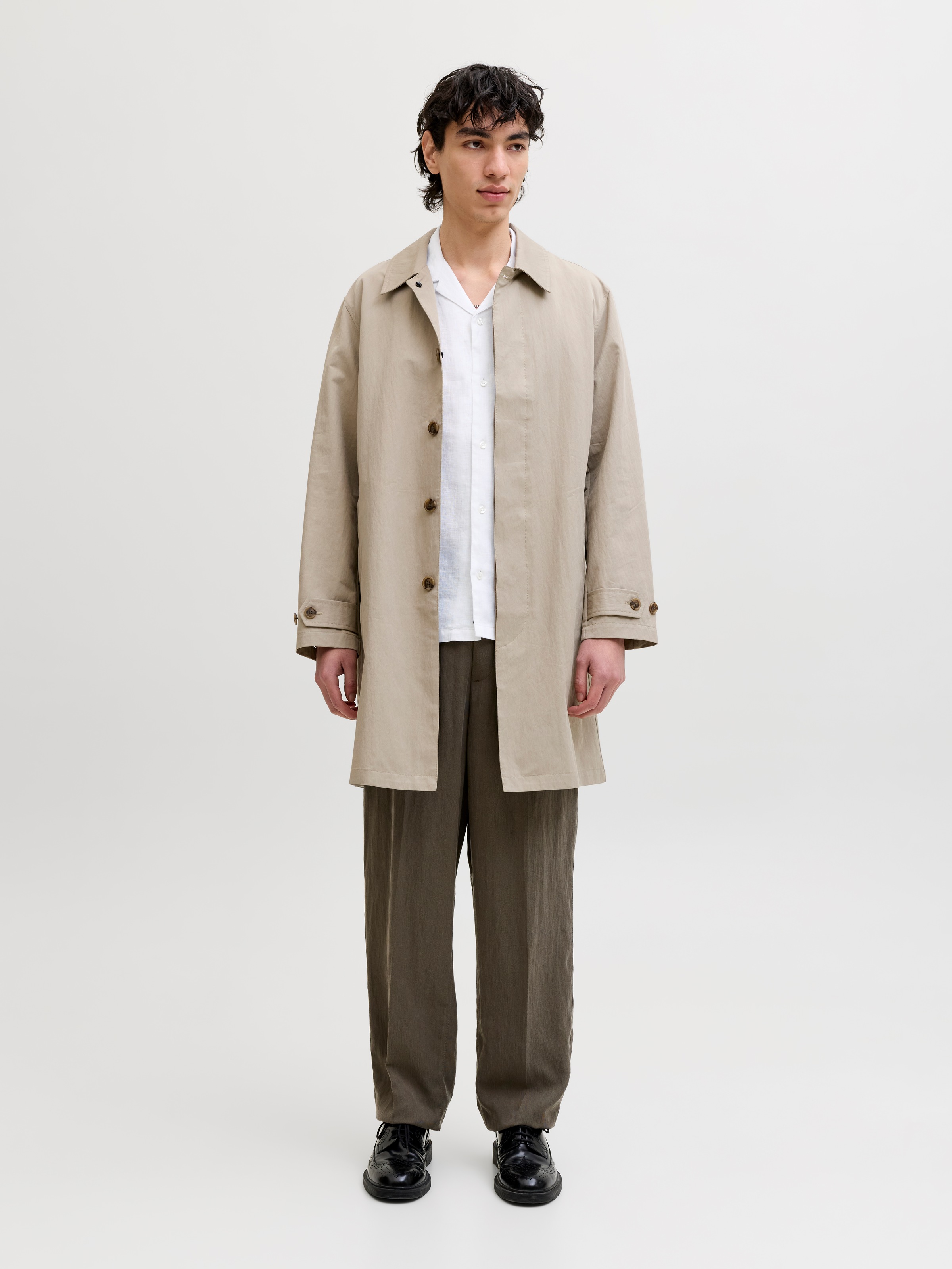 Jack & Jones Leinenhemd »JPRBLALAWRENCE LINEN RESORT S/S SHIRT SN« Leinen, relaxed fit