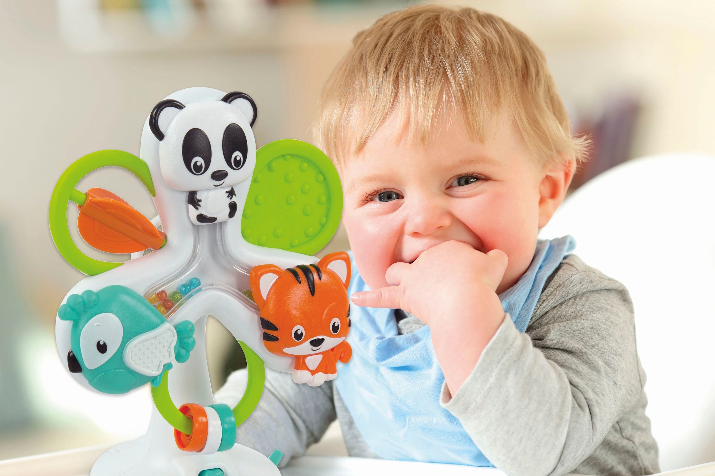 Clementoni® Lernspielzeug »Baby Clementoni, Aktivitäts-Rad mit Tieren«