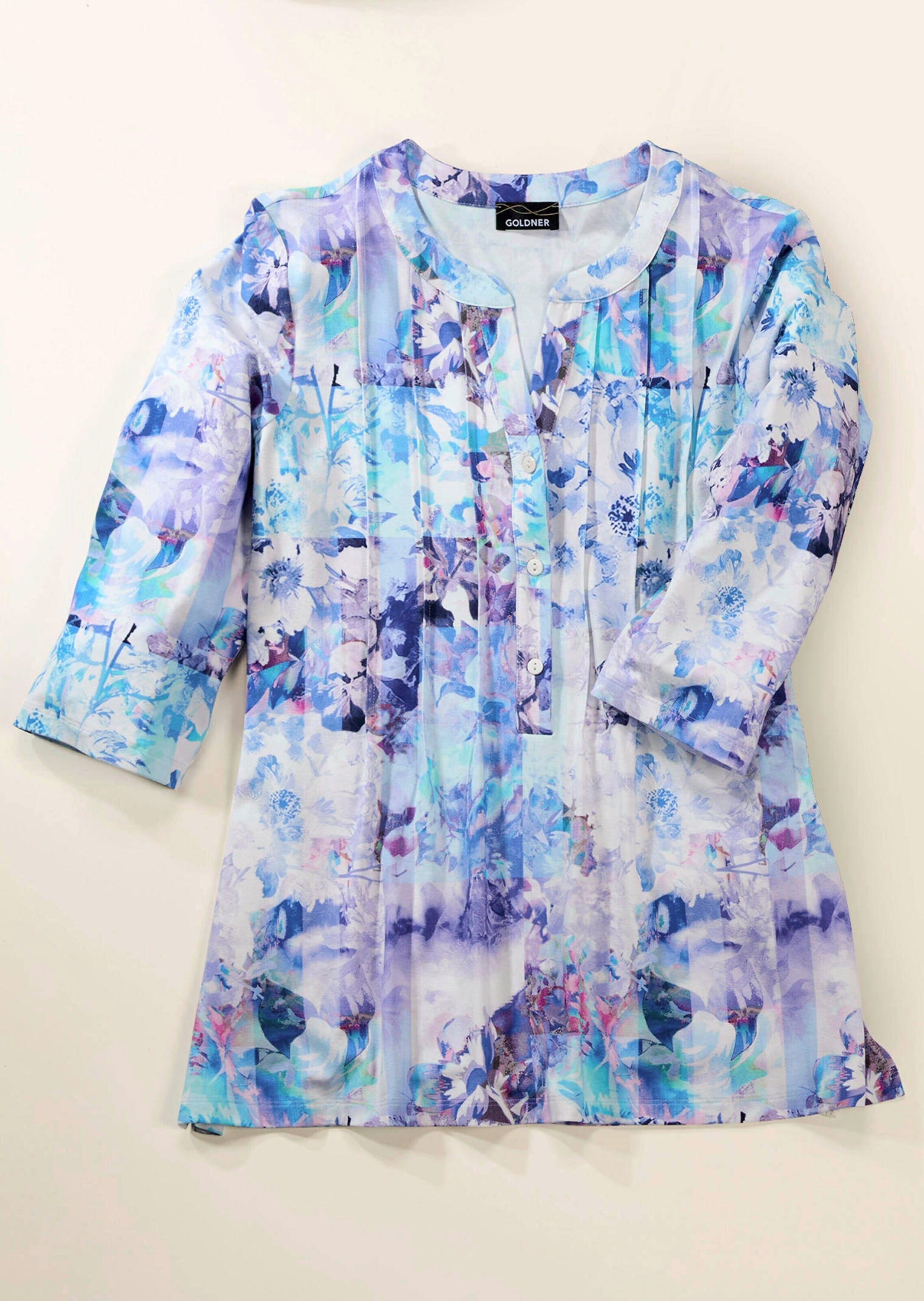 GOLDNER Tunika »Sommertunika mit Biesen« stretchbequemer Viskosejersey