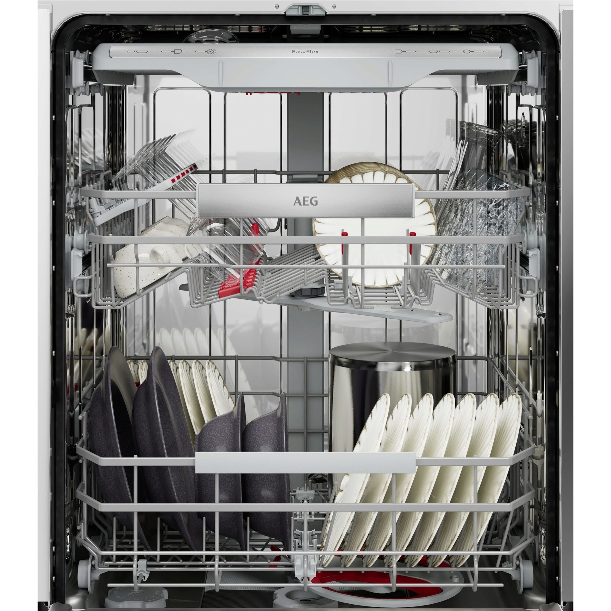 AEG vollintegrierbarer Geschirrspüler XXL Serie 8000, 60cm, WiFi »GI8700B2SC« 15 tlg. Maßgedecke Spülmaschine mit 5 cm mehr Innenraum passt unter 90 cm-Arbeitsplatte