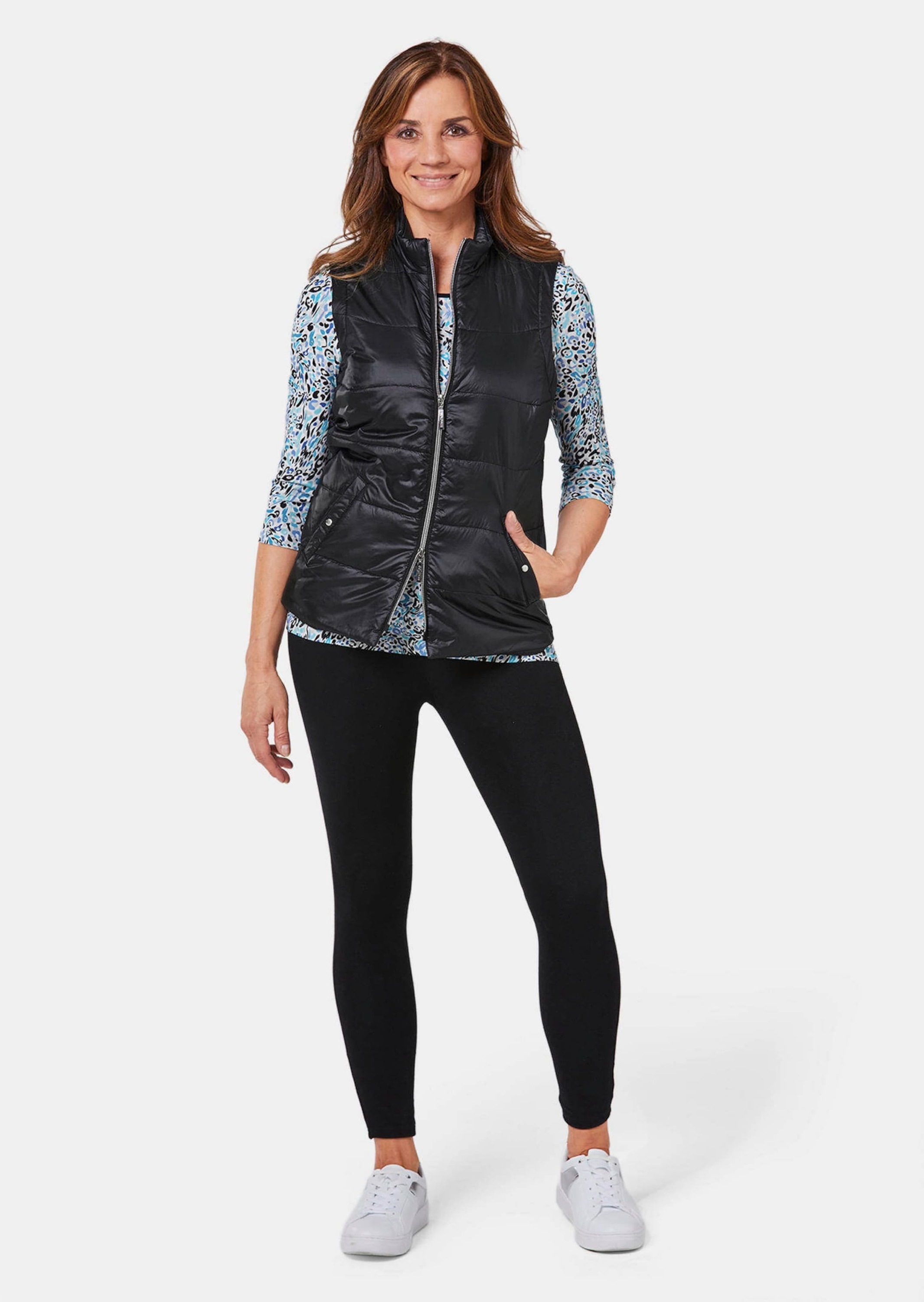 GOLDNER Kurzweste »Leichte Steppweste mit Stehkragen«