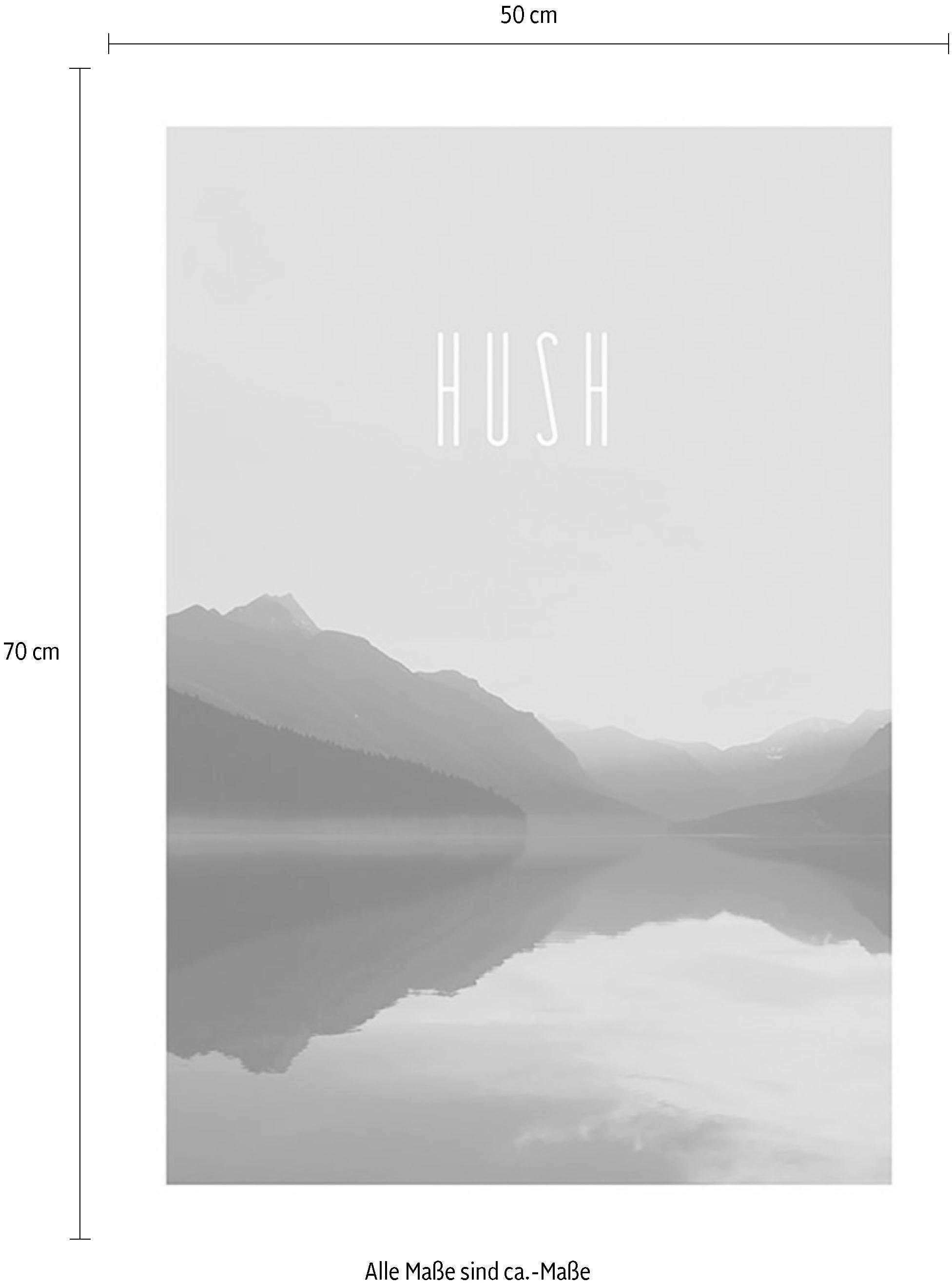 Komar Bild »Word Lake Hush Sand«, Natur, (1 St.), Wandbild zur Dekoration - ohne Rahmen