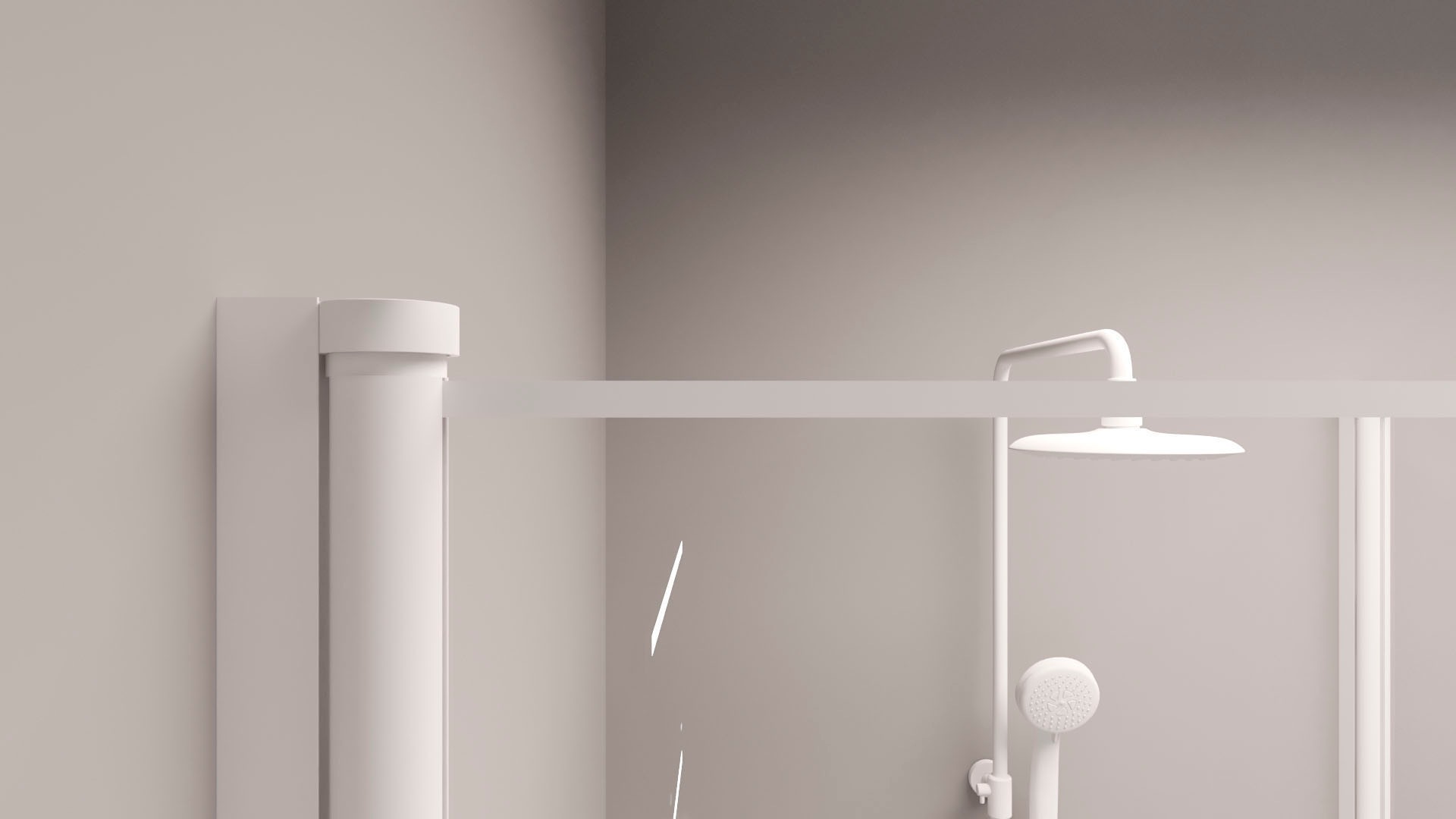 Marwell Eckdusche »Clean line«, mit Eckeinstieg