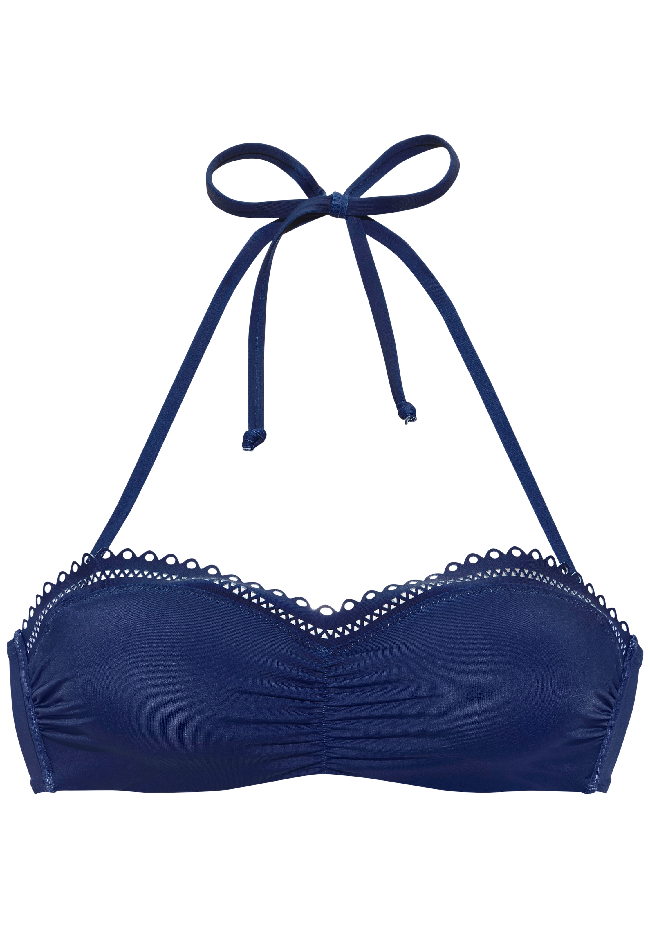 s.Oliver Bügel-Bandeau-Bikini-Top »Aiko« mit Häkeloptik