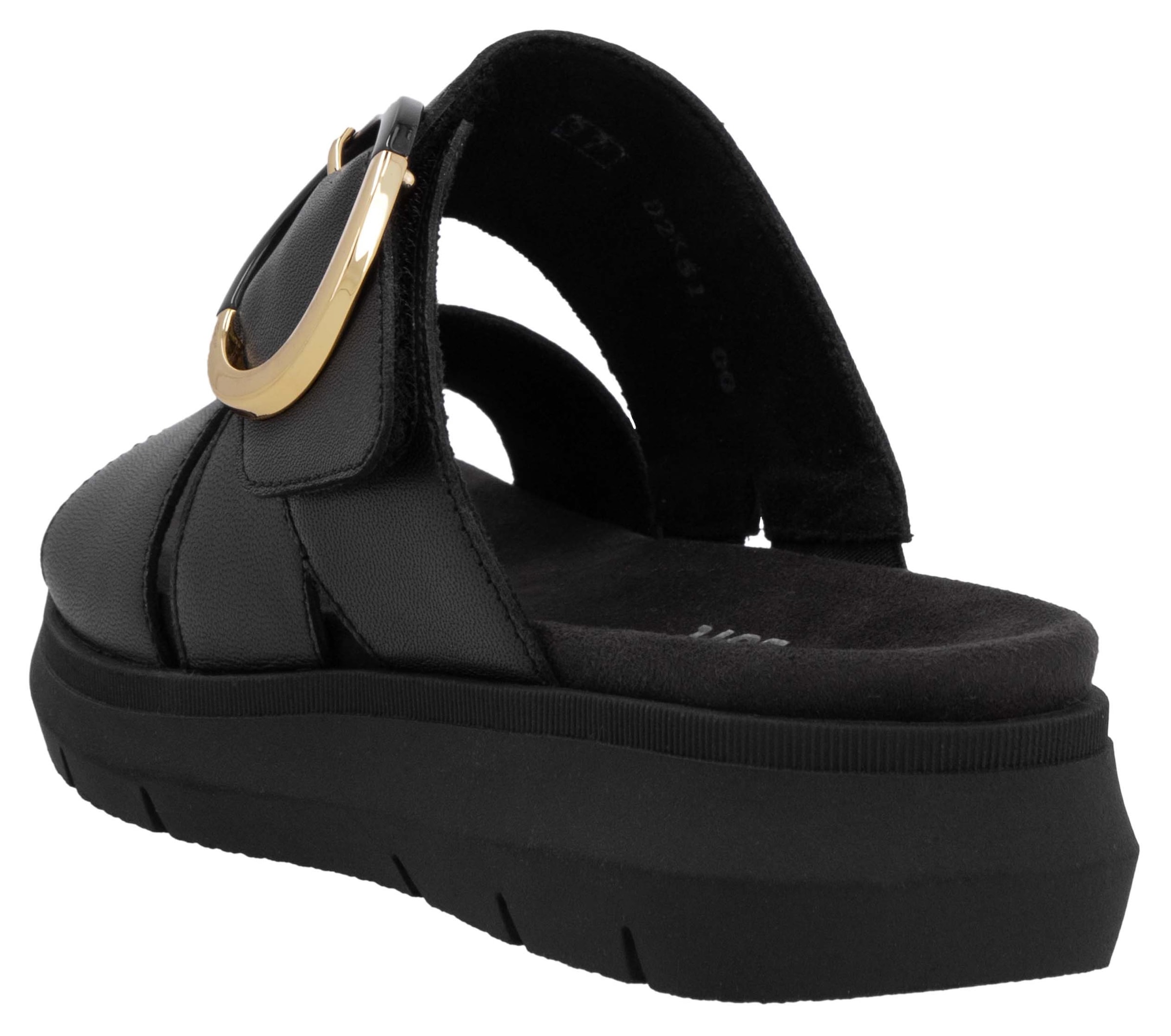 Remonte Pantolette, Keilabsatz, Sommerschuh, Bequemschuh mit Klettverschluss