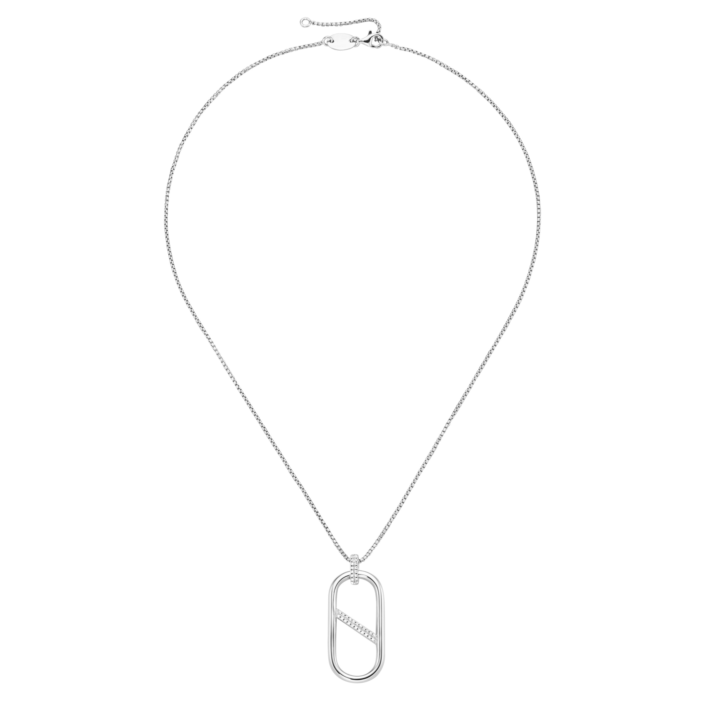 GIORGIO MARTELLO MILANO Kette mit Anhänger »Kette Anhänger mit Zirkonia, Silber 925«