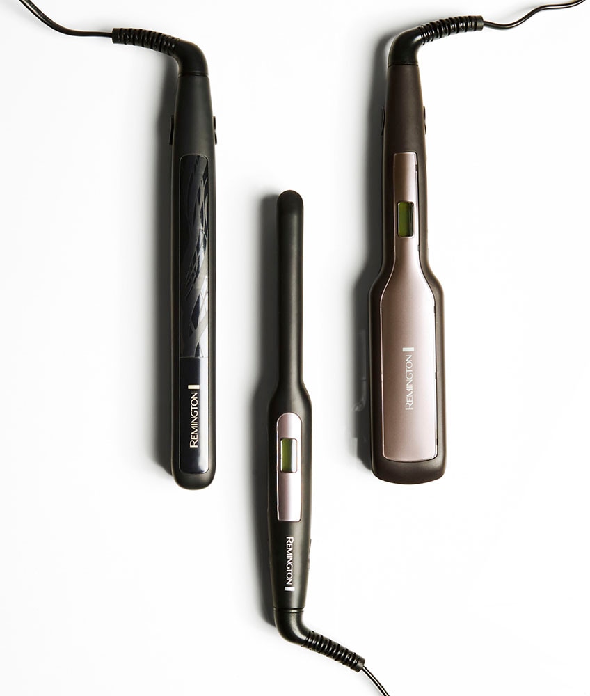 Remington Glätteisen »S5525«, Ultra-Keramik-Beschichtung, Extra breite Stylingplatten, LCD Display, Ultra-Keramikbeschichtung
