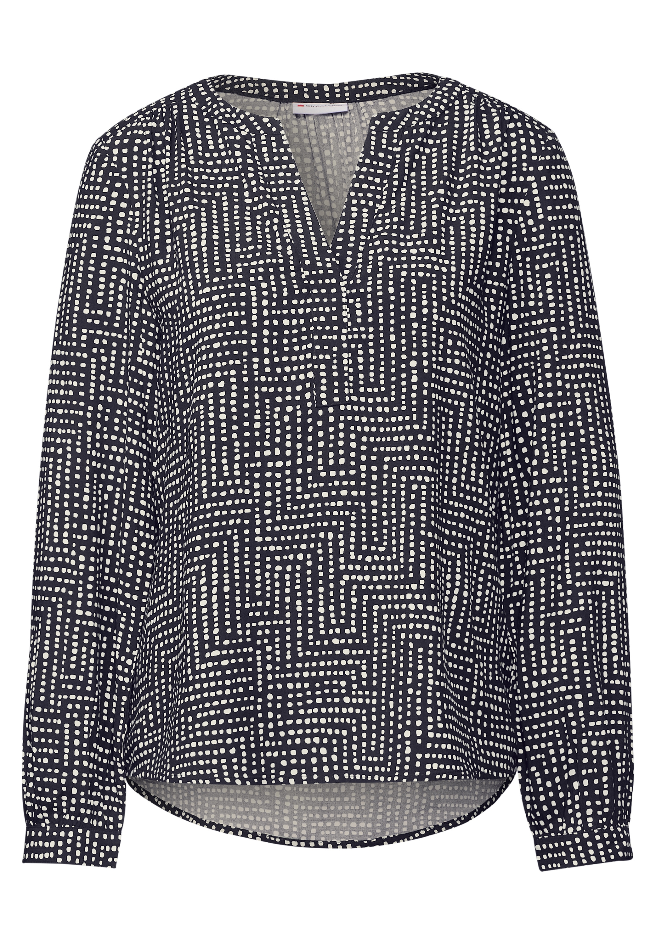 STREET ONE Langarmbluse, mit All-Over Print
