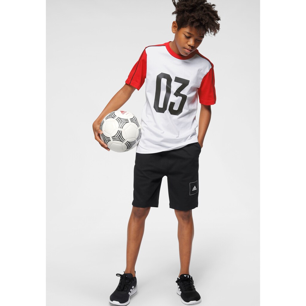 adidas Performance T-Shirt & Shorts »JOUTH BOYS SUMMER SET«, (Set, 2 tlg.)