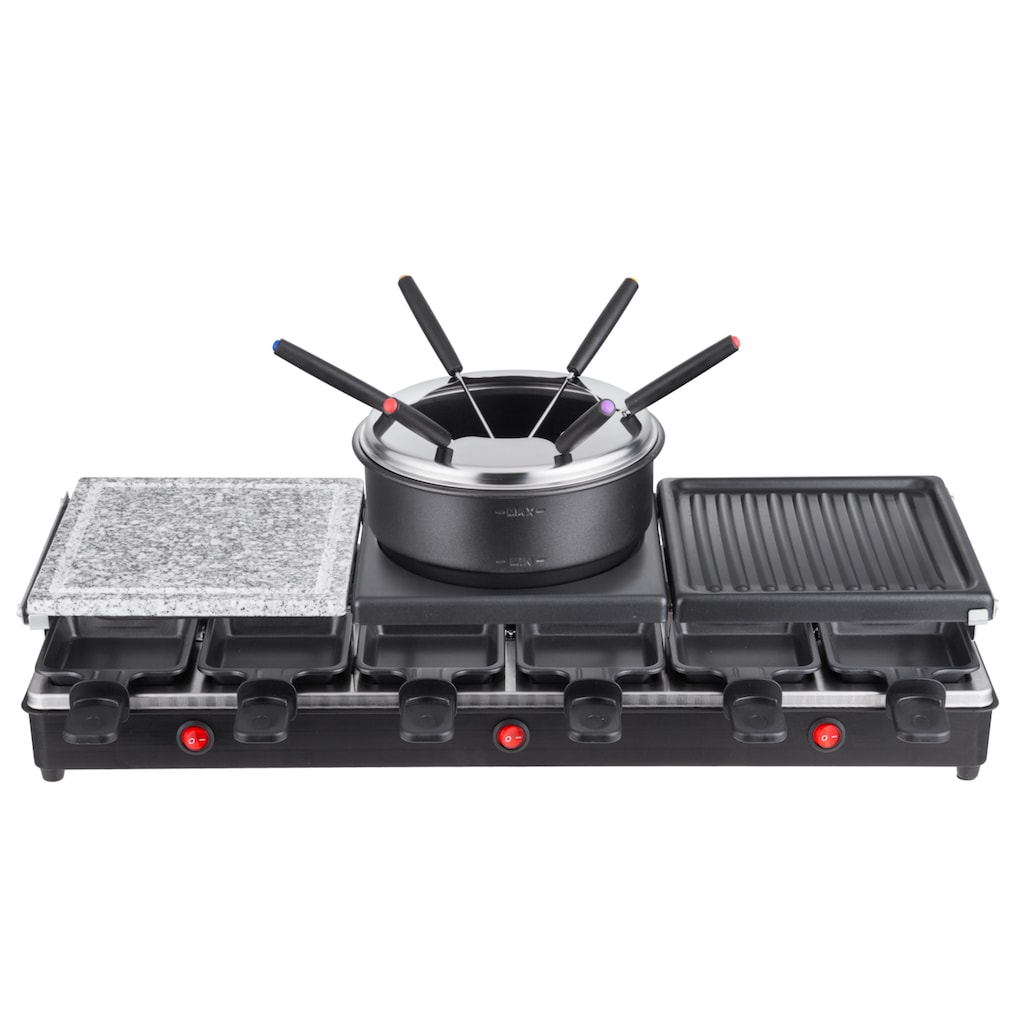 Silva Homeline Raclette »PK-RF 122«, 12 St. Raclettepfännchen, 1650 W