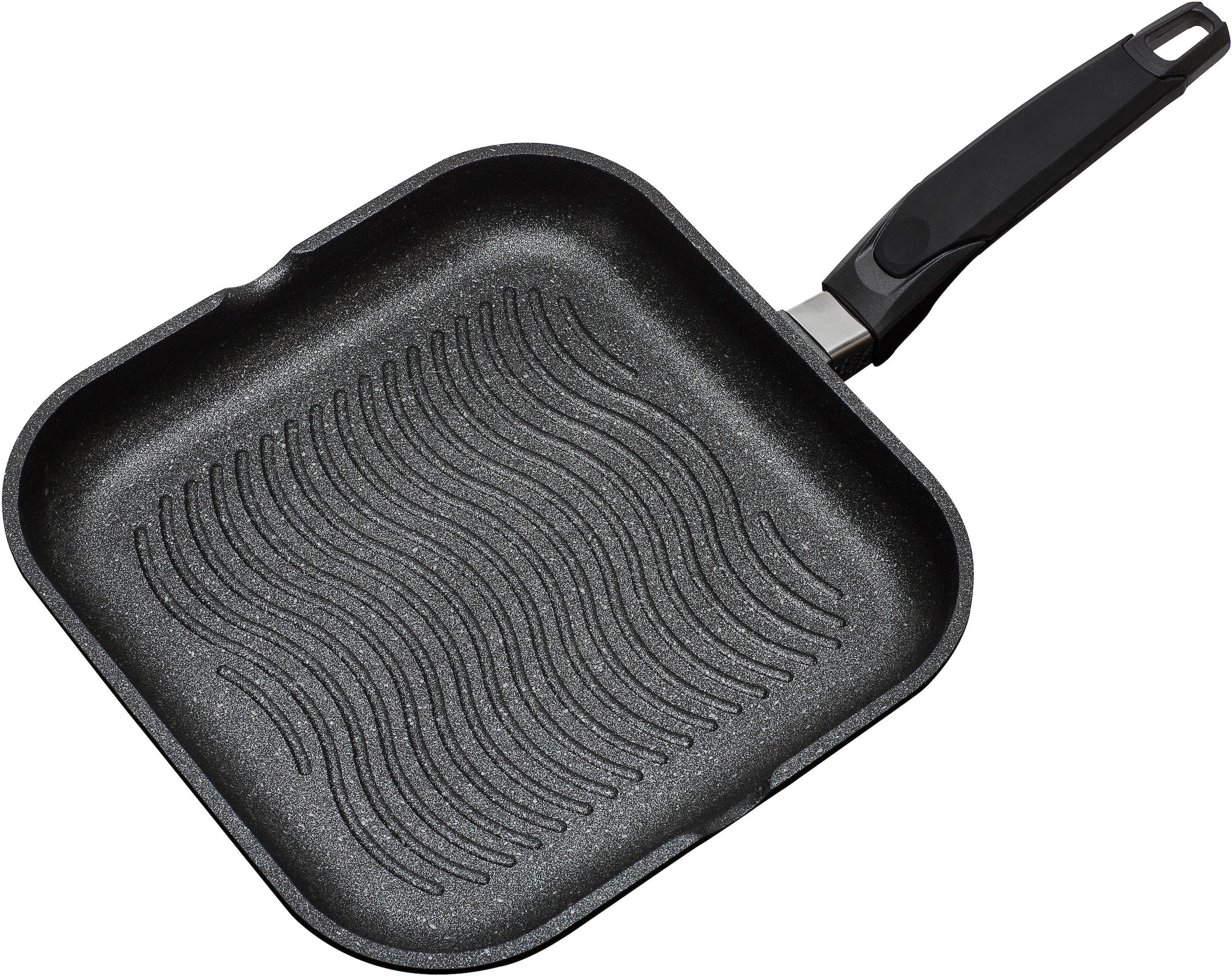 GSW Grillpfanne "Titanium Granit" Aluminiumguss 1 Stk. tlg. 28x28 cm, Induktion