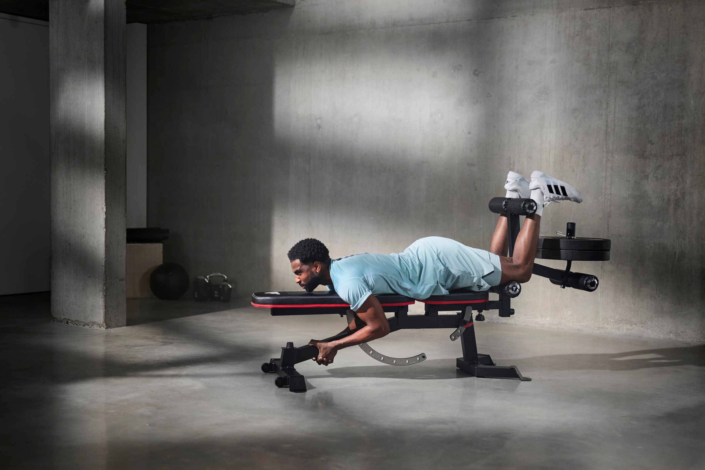 adidas Performance Trainingsstation »adidas Utility Bench mit Bizeps-Curlpult & Beincurler«