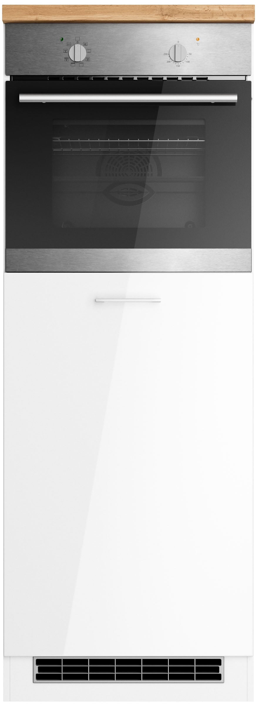 KOCHSTATION Backofenumbauschrank »KS-Milan« Ofenumbauschrank 60 cm, matte oder hochglänzende Fronten