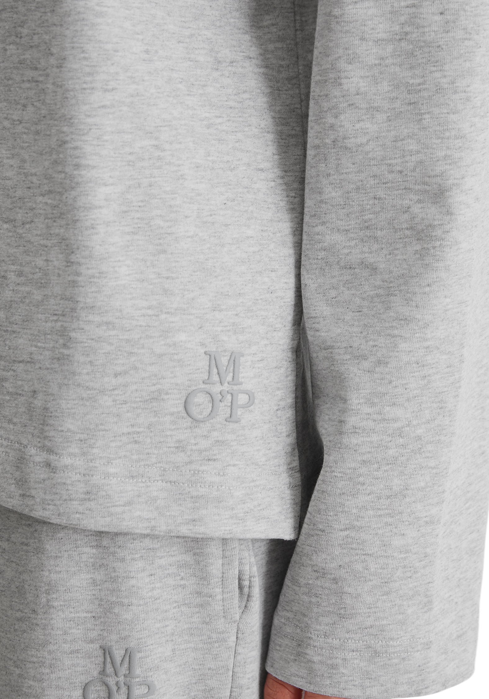 Marc O'Polo Langarm-Poloshirt »Heavy Jersey-Woven«, mit sportlichem Kragendesign