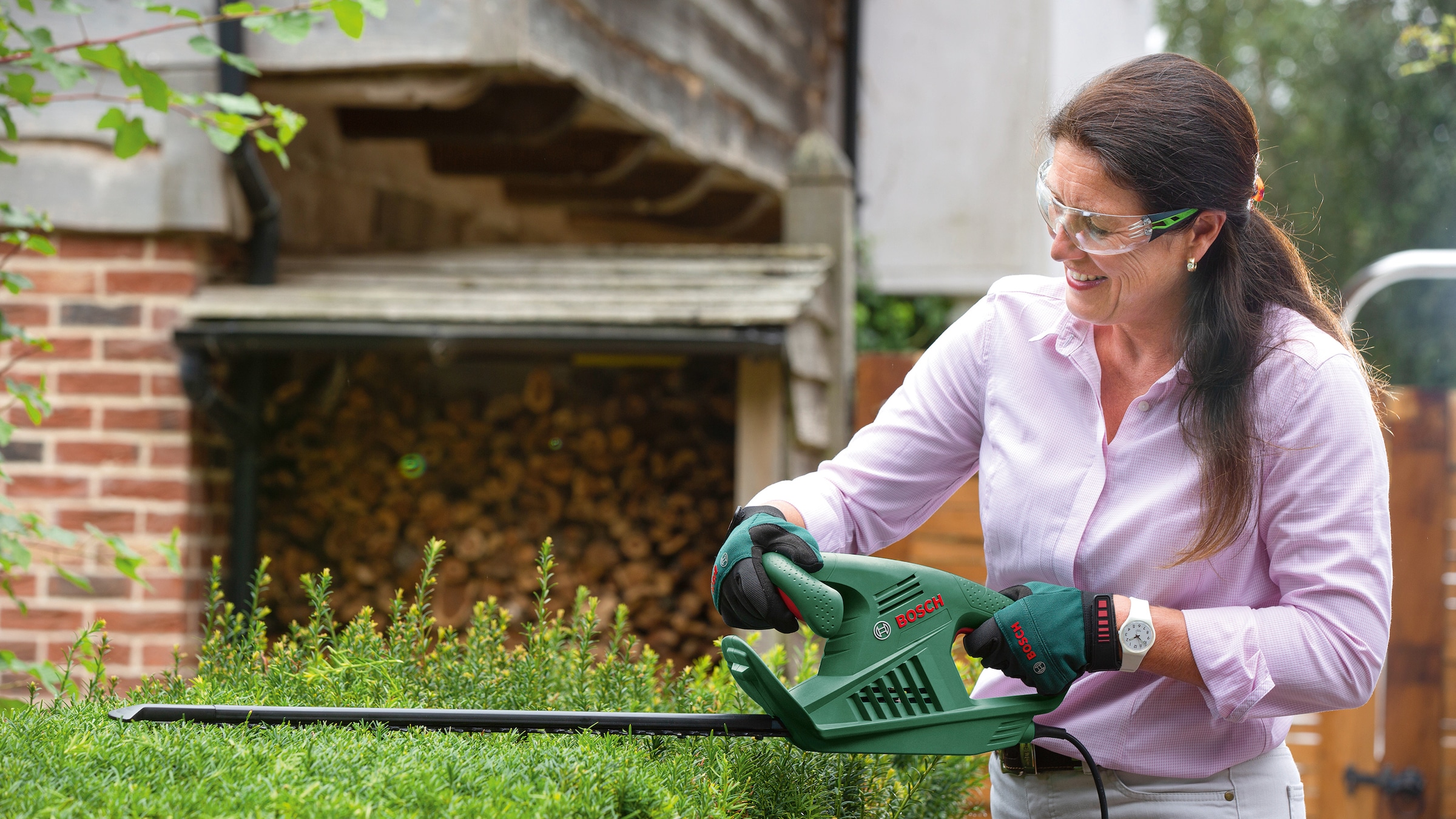 Bosch Home & Garden Elektro-Heckenschere »EasyHedgeCut 45«, 45 cm Schnittlänge