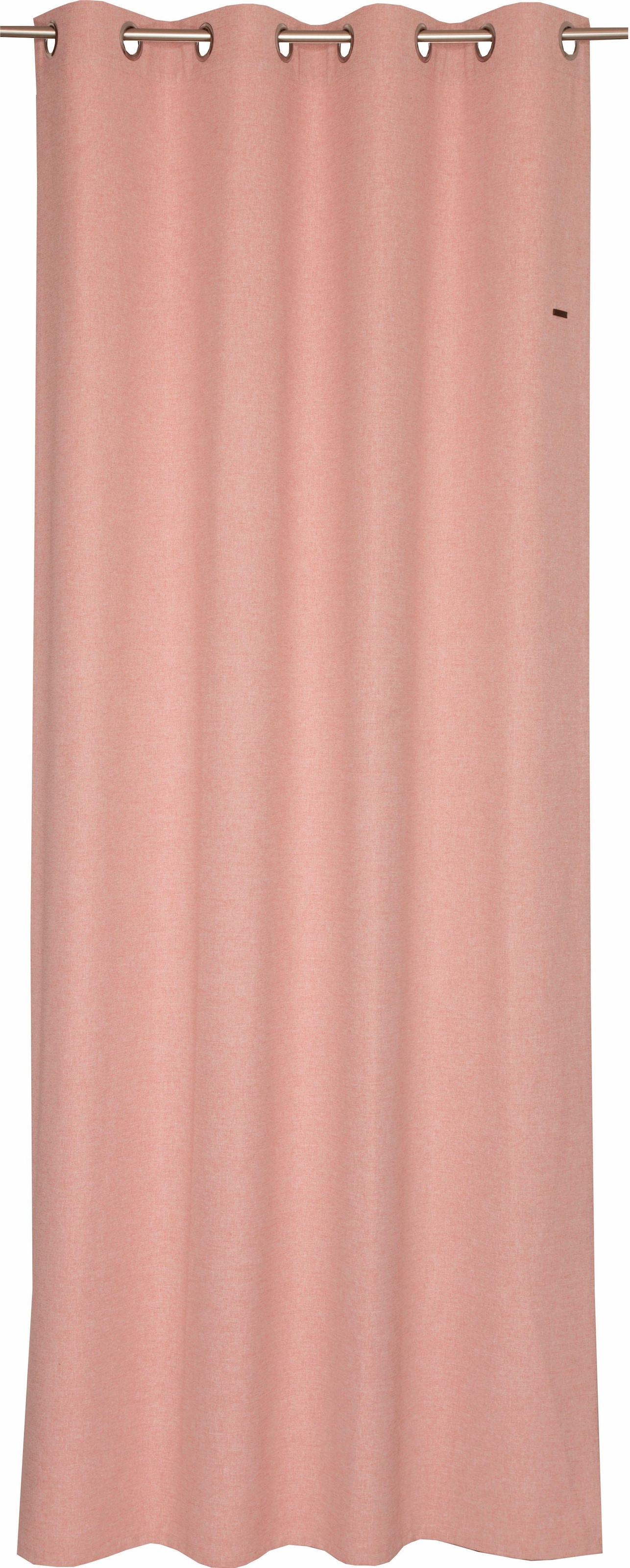 Esprit Vorhang »Harp« Ösen 1 Stk. tlg. HxB: 250x140, Blickdicht, mit Lederlabel, (BxH) 140 x 250 cm