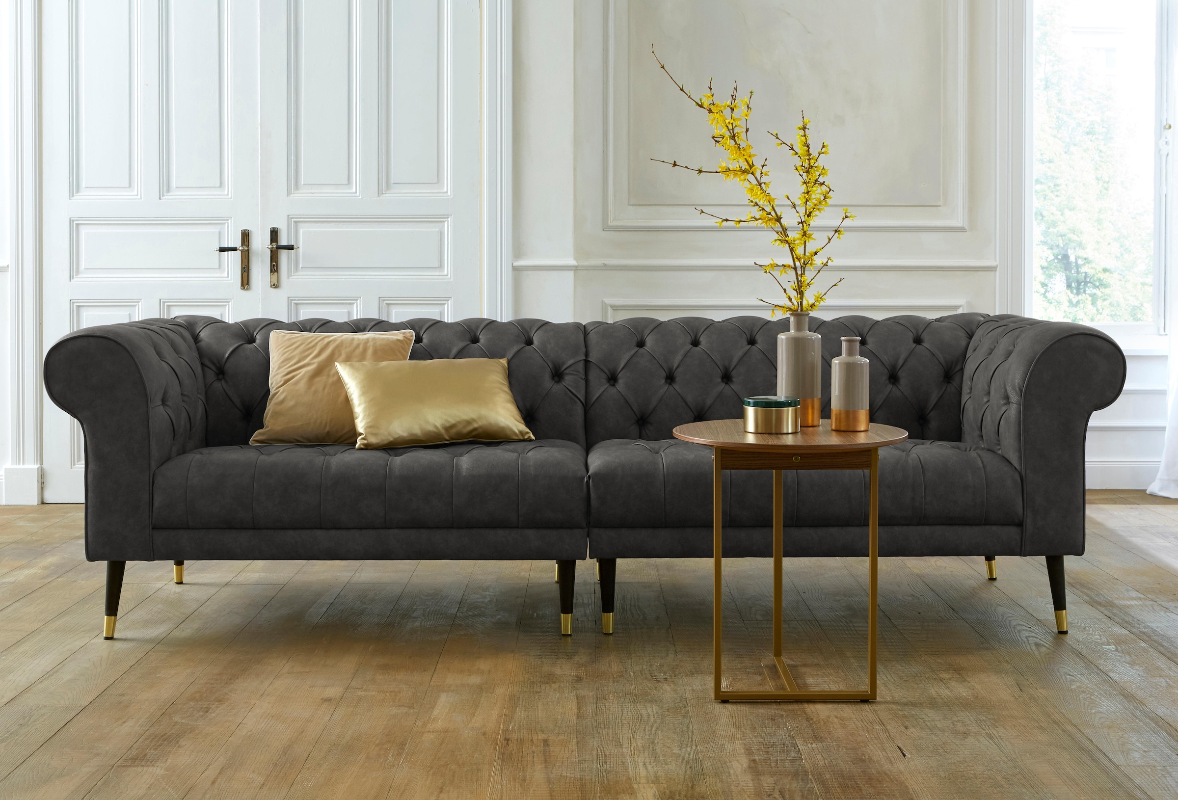 bestellen Chesterfield-Sofa »Tinnum« Rechnung Kretschmer auf Home&Living Guido Maria