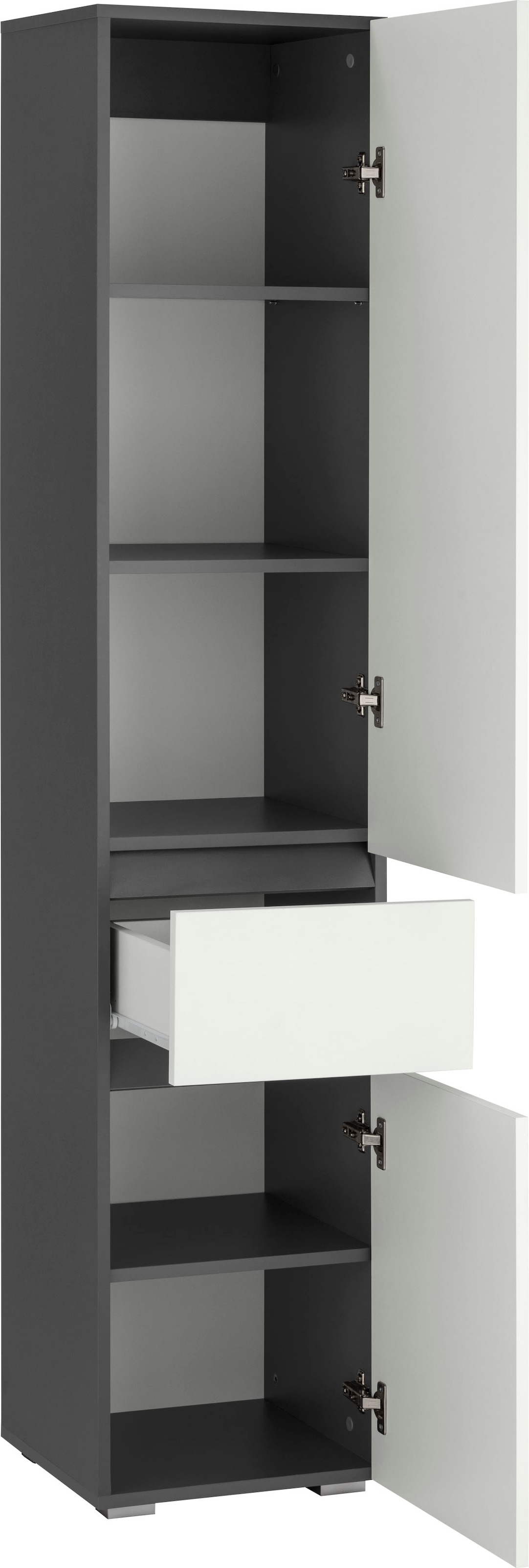 Home affaire Hochschrank »Wisla«, Höhe 180 cm, mit Türen & Schubkasten