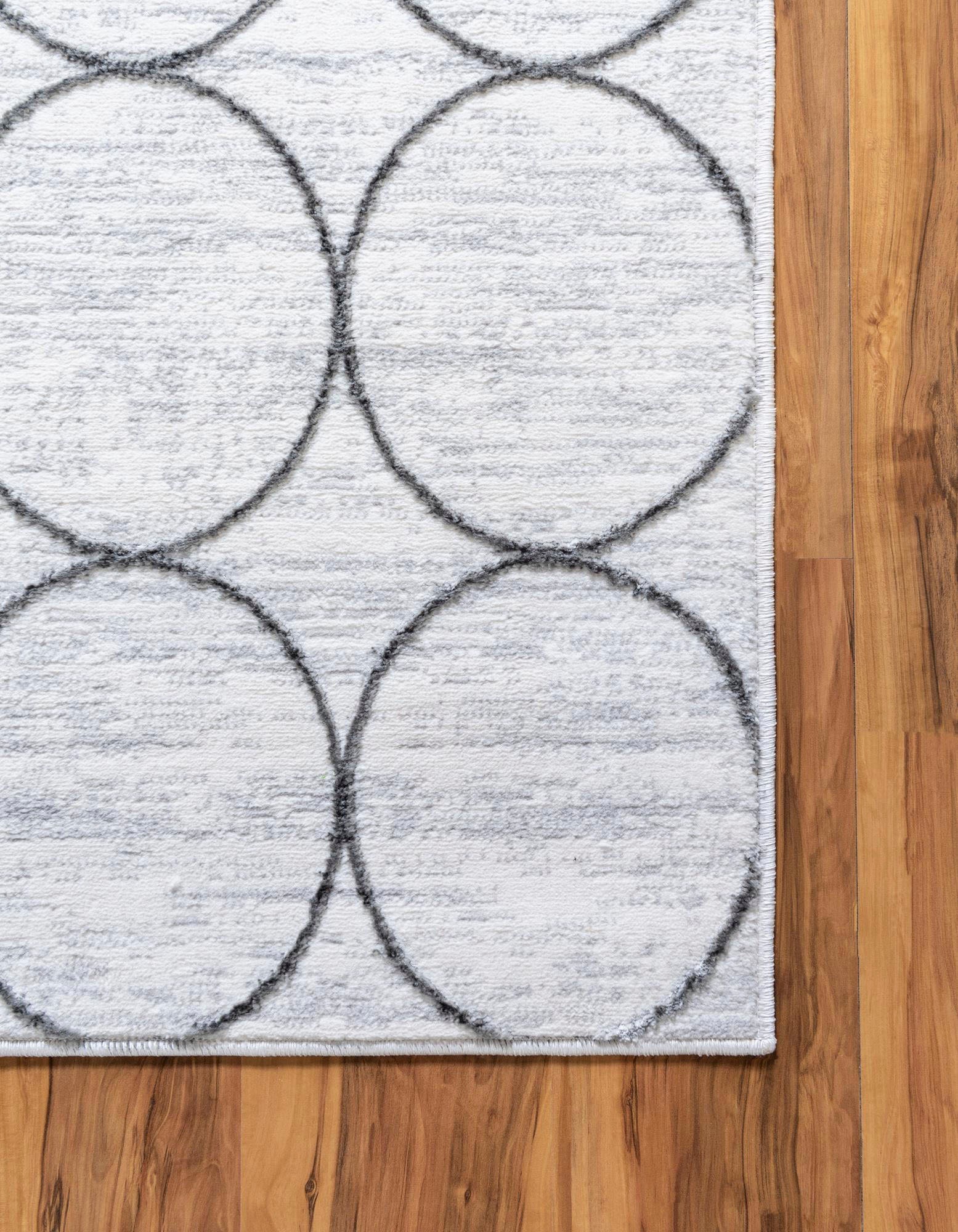 Myflair Möbel & Accessoires Teppich »Titan Trellis Lagerräumung«, rechteckig, 13 mm Höhe, Kurzflor, gewebt, modernes Design, Motiv Kreise