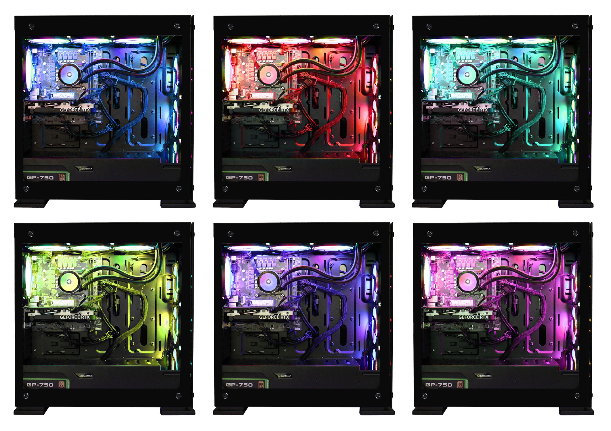 GAMEMAX Gaming-PC »Onyx II 7291«, DDR5-RAM, PCIe SSD Gen4, Windows 11